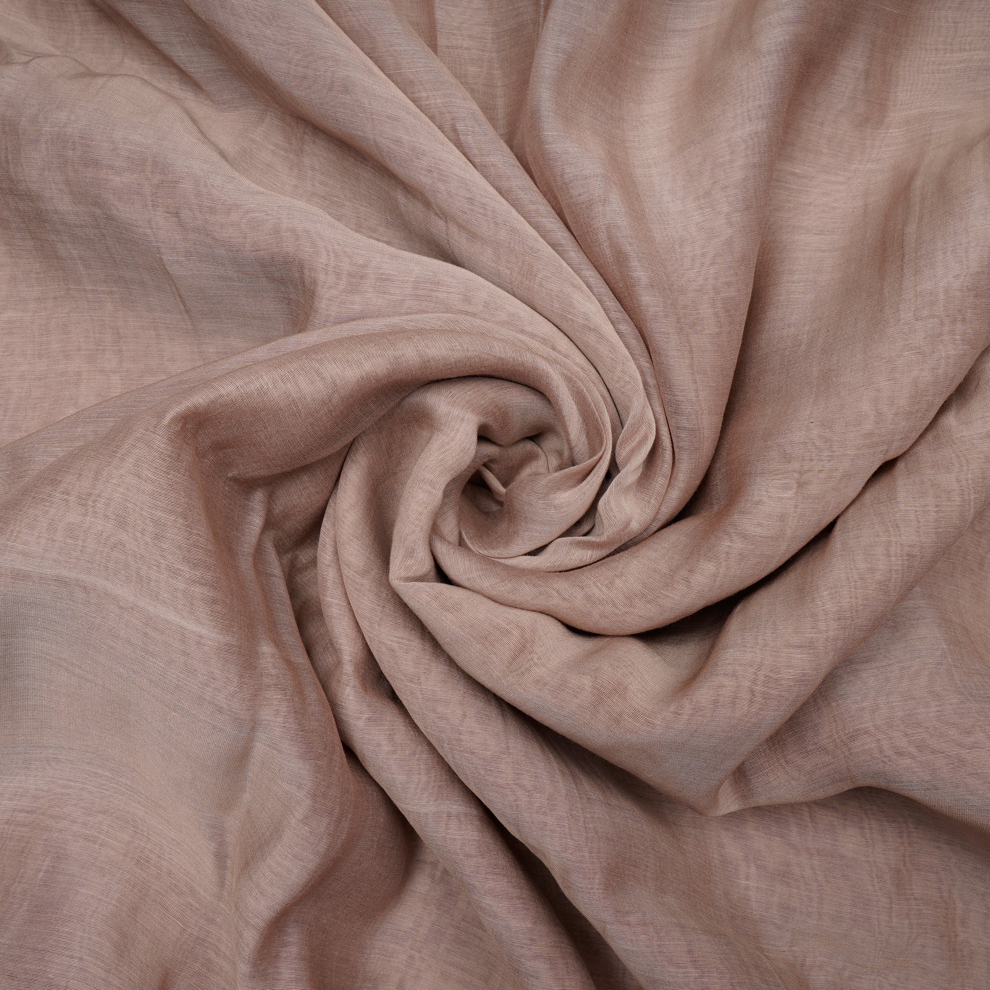 Light Brown Piece Dyed Pure Fine Chanderi Fabric