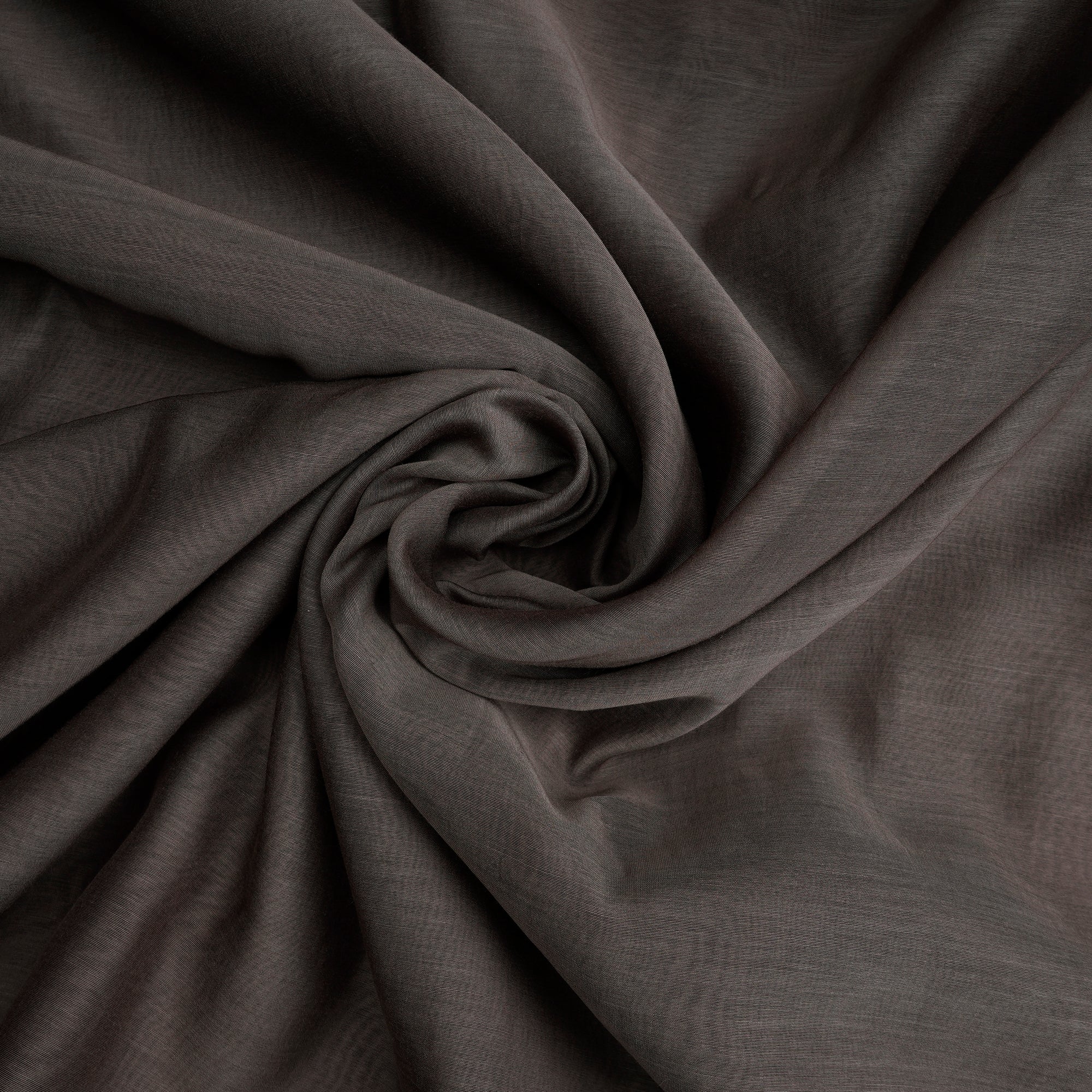 Grey Piece Dyed Plain Fine Chanderi Fabric