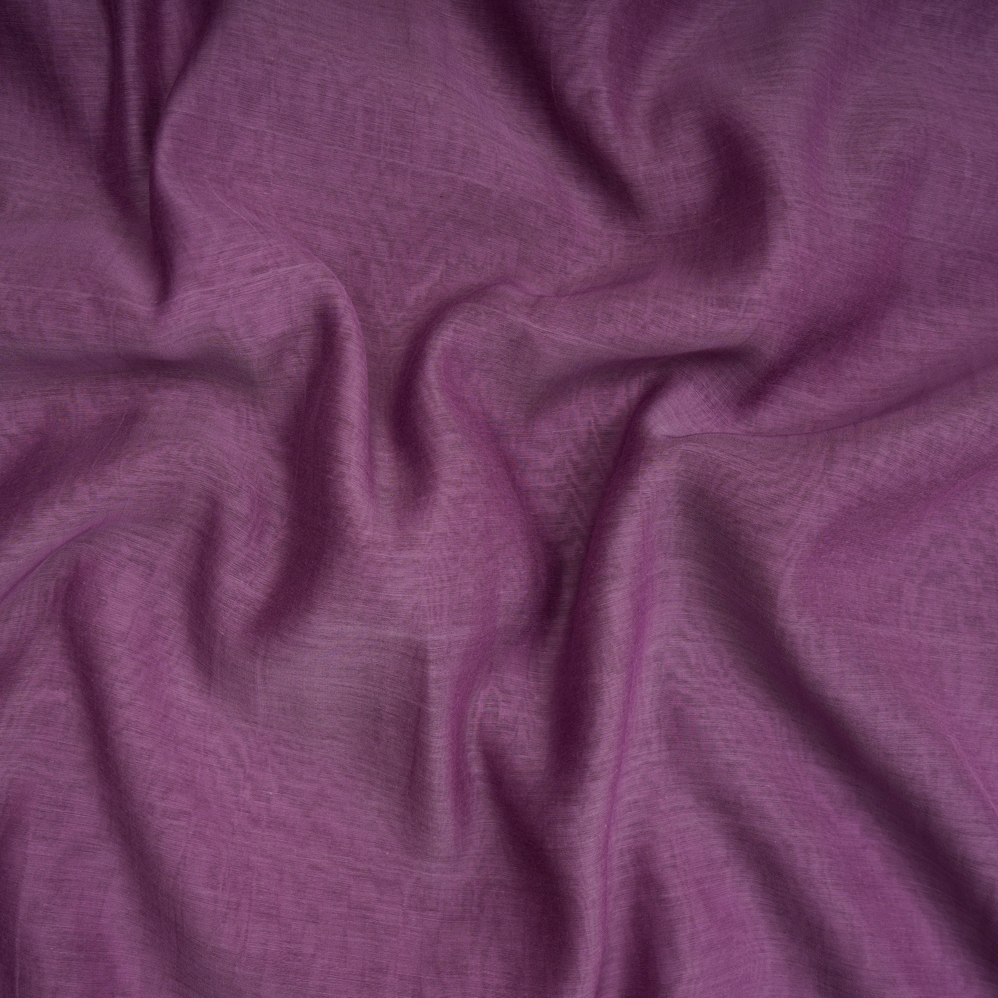 Lavender Piece Dyed Plain Fine Chanderi Fabric