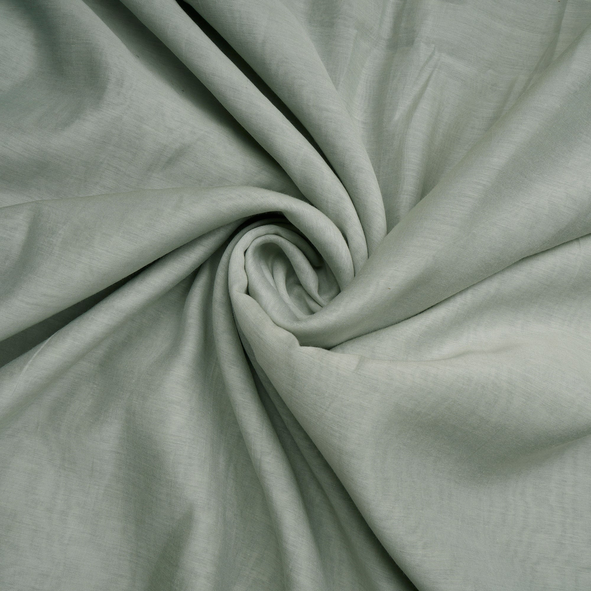 Phantom Green Piece Dyed Pure Fine Chanderi Fabric