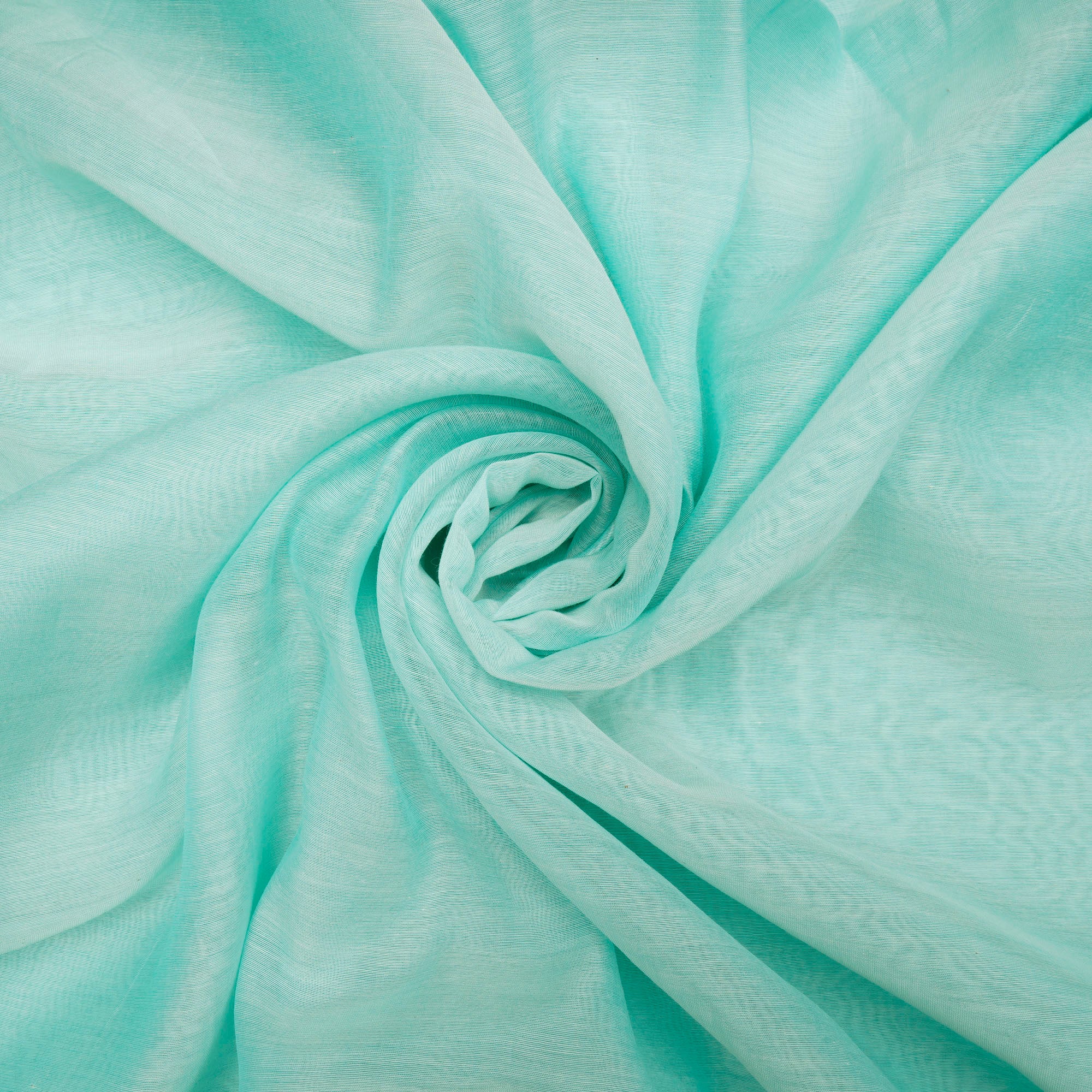 Light Blue Color Piece Dyed Fine Chanderi Fabric