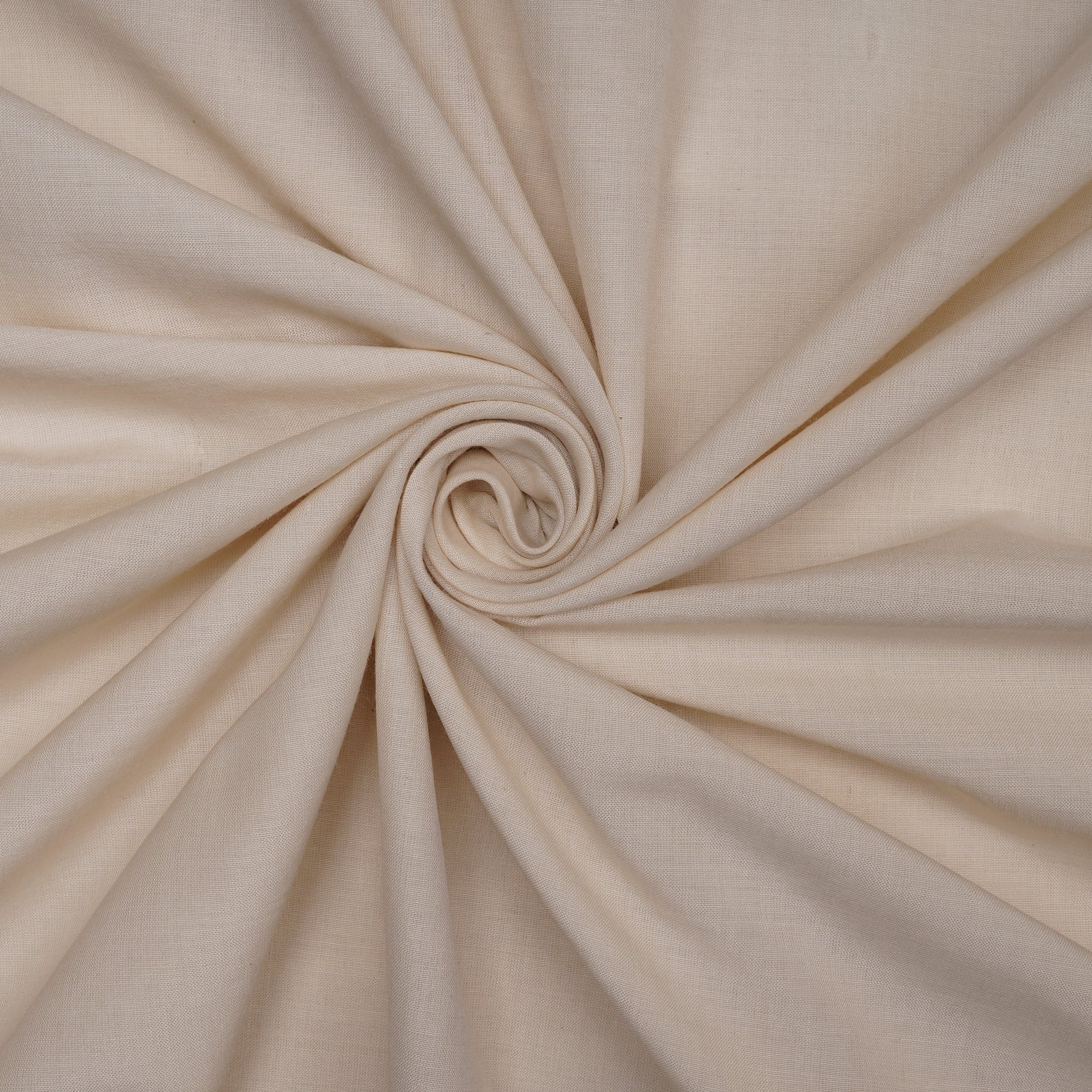 Cream Piece Dyed Pure Fine Chanderi Fabric