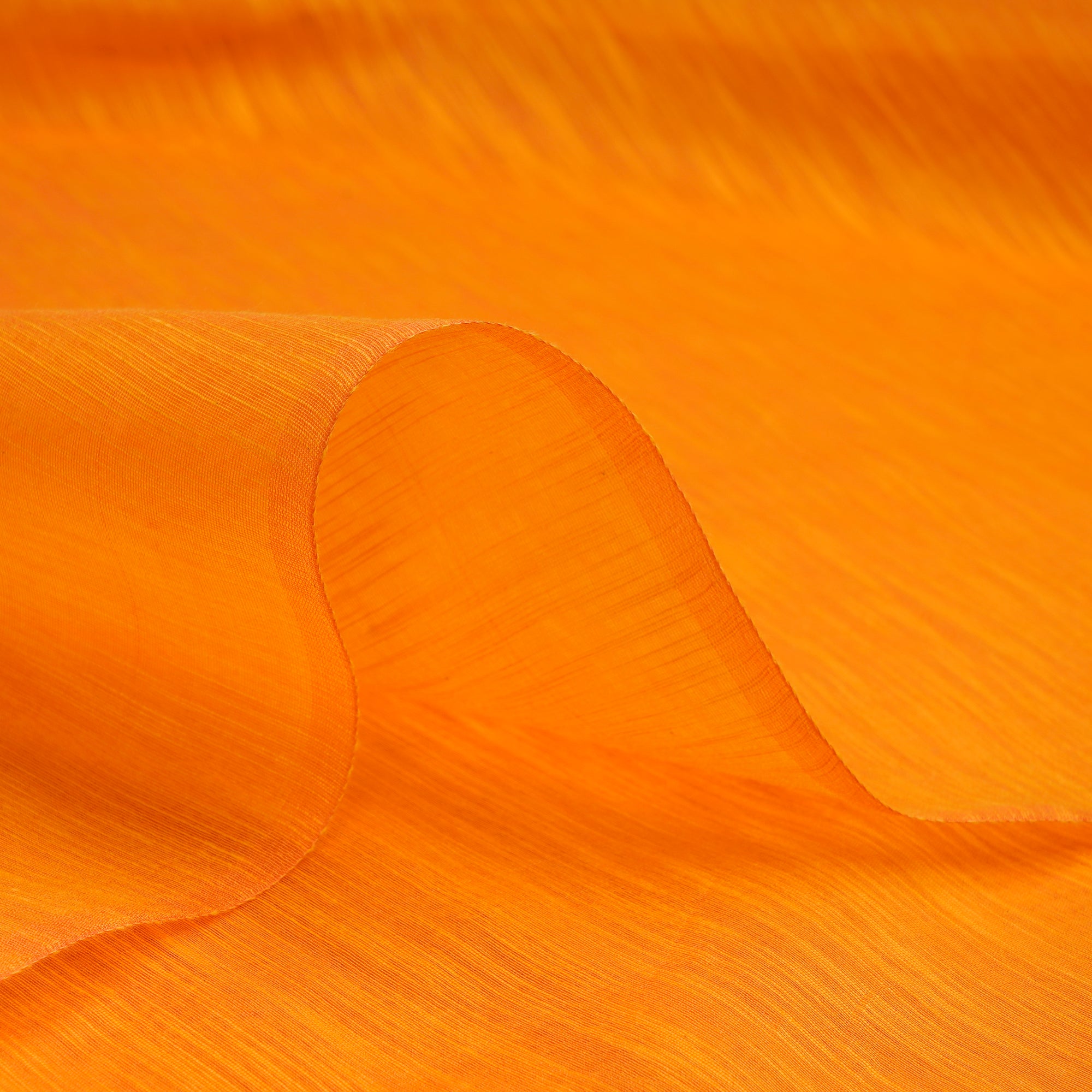 Apricot Yarn Dyed Pure Slub Chanderi Fabric