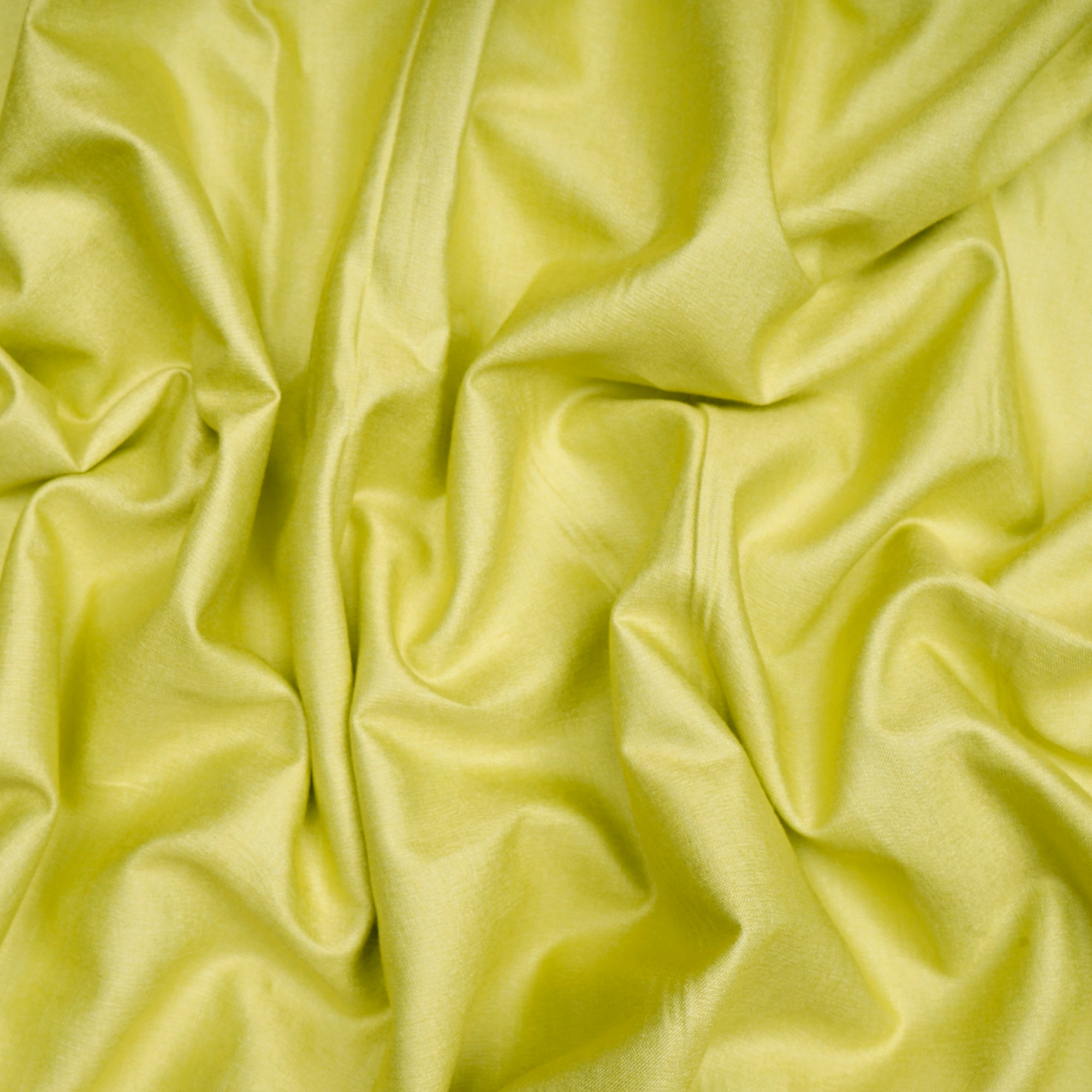 Light Green Plain Tussar Cotton Fabric