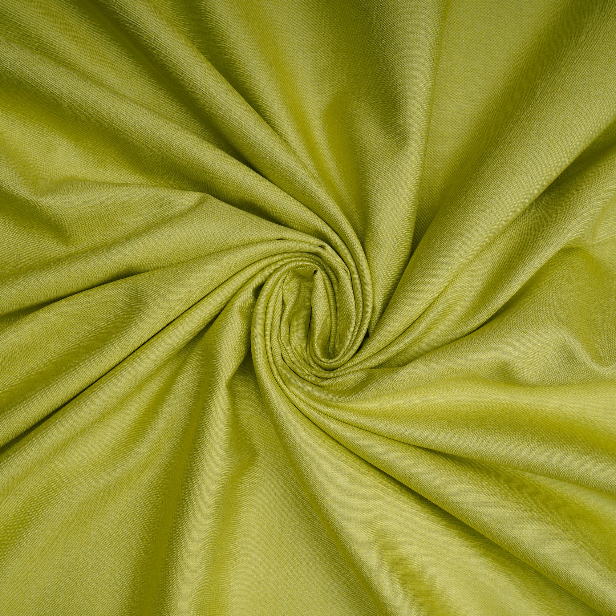 Light Green Plain Tussar Cotton Fabric