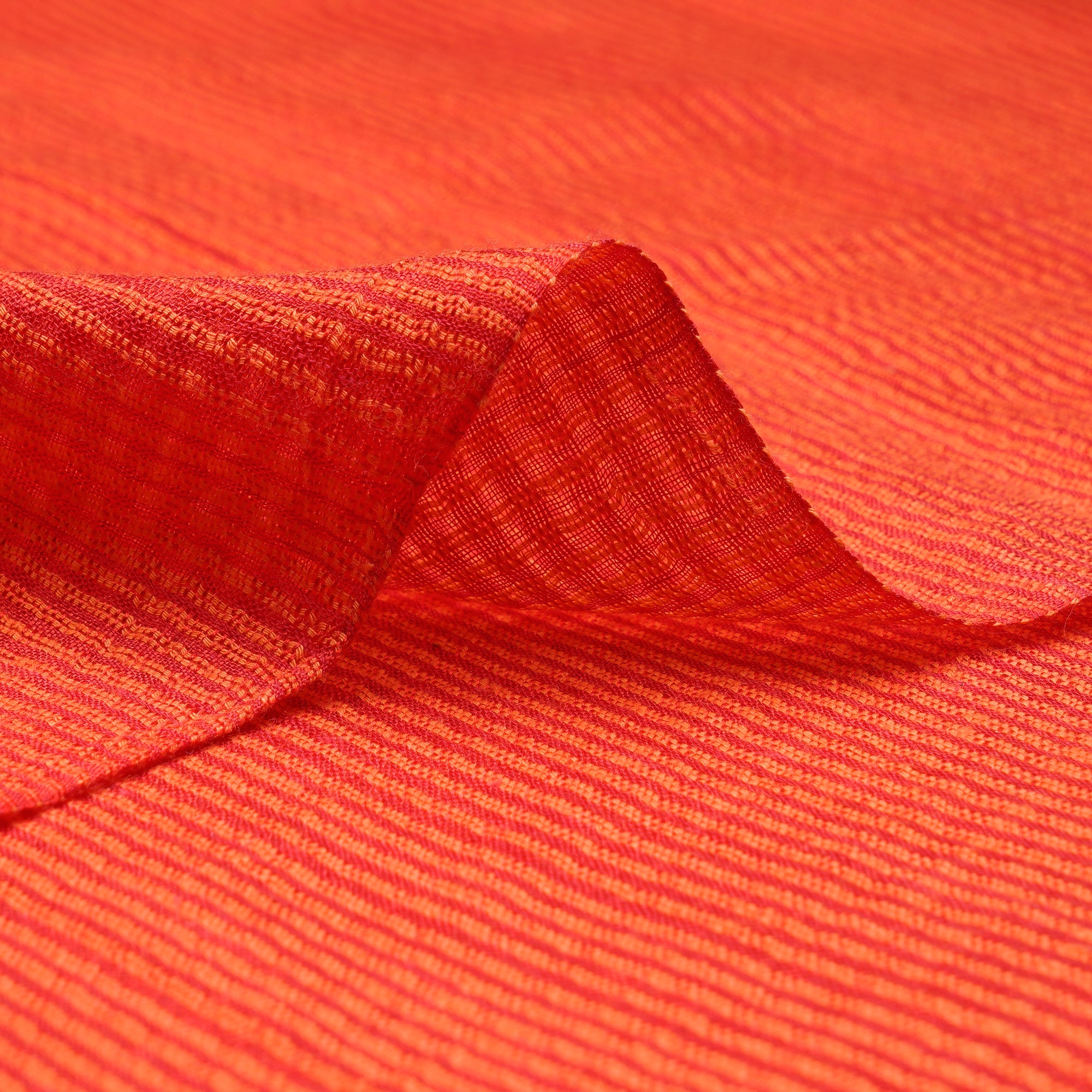Red Color Natural Silk Fabric