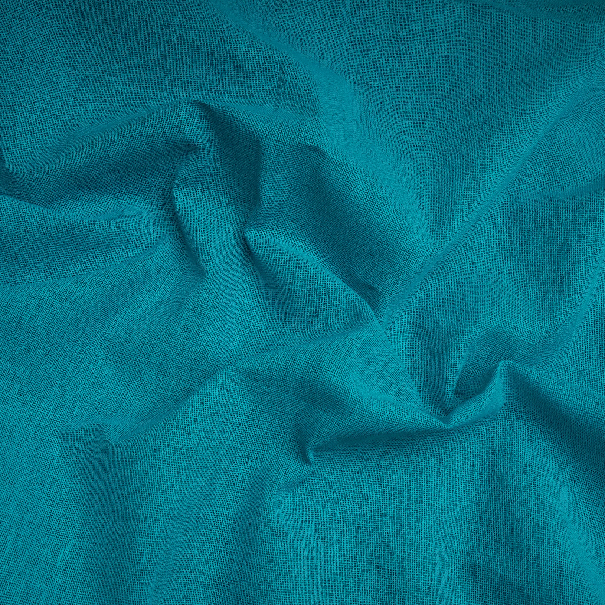 Sky Blue Plain Dyed Cotton Fabric