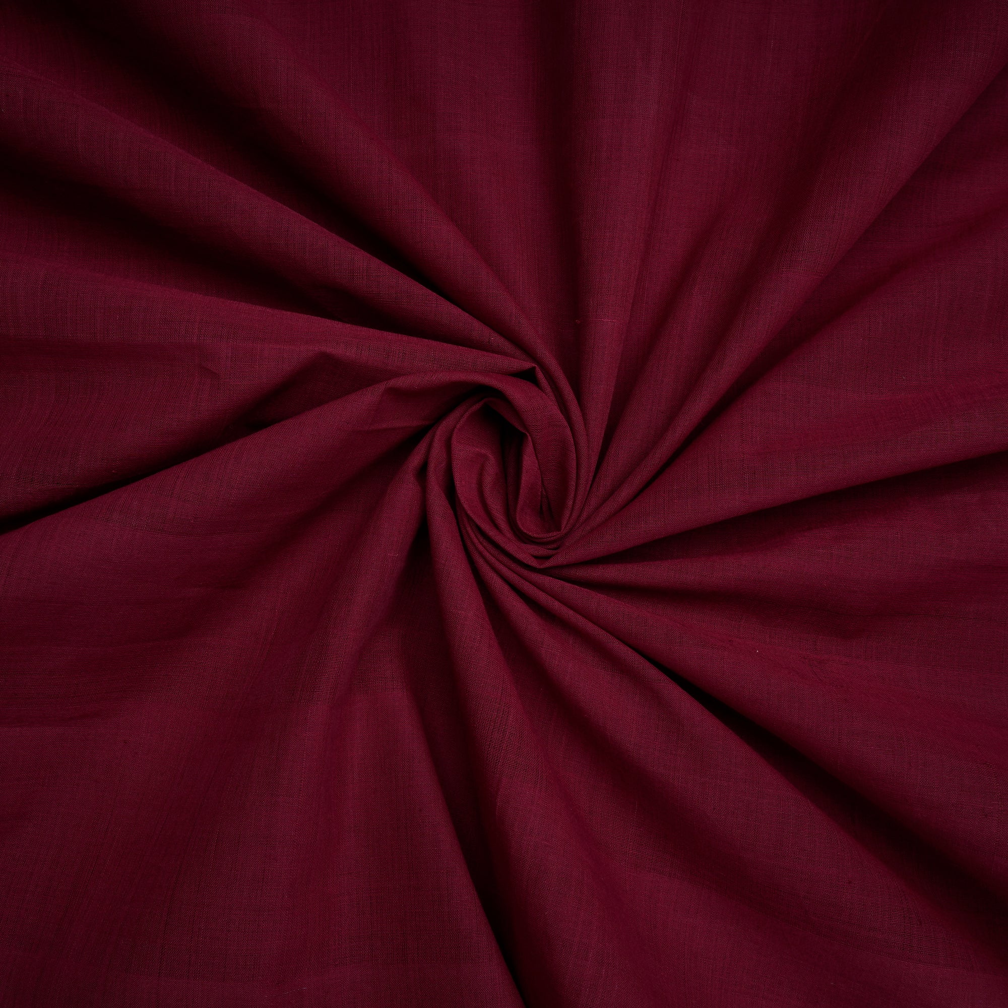 Maroon Dyed Mangalgiri Cotton Fabric