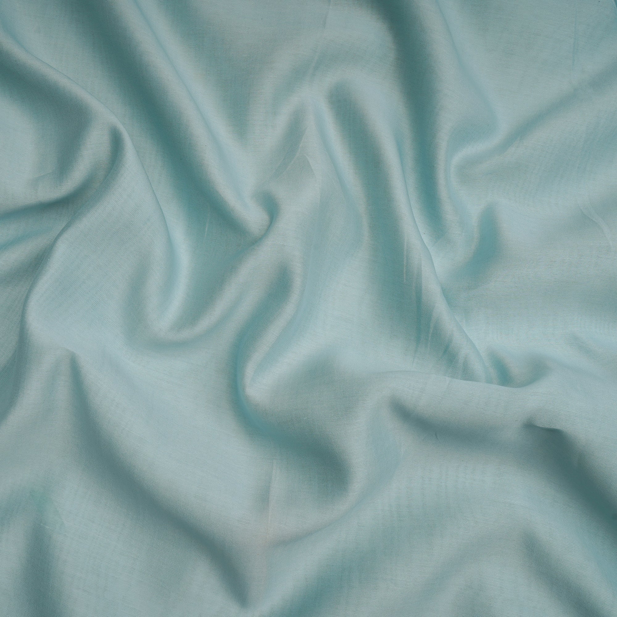 Pastel Blue Piece Dyed Rapier Loom Pure Chanderi Fabric