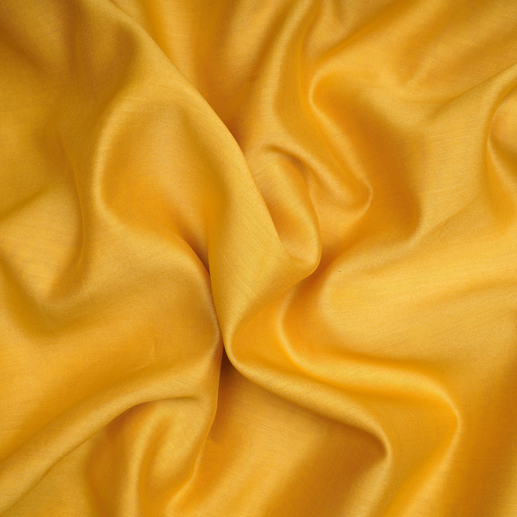 Mustard Piece Dyed Rapier Loom Pure Chanderi Fabric