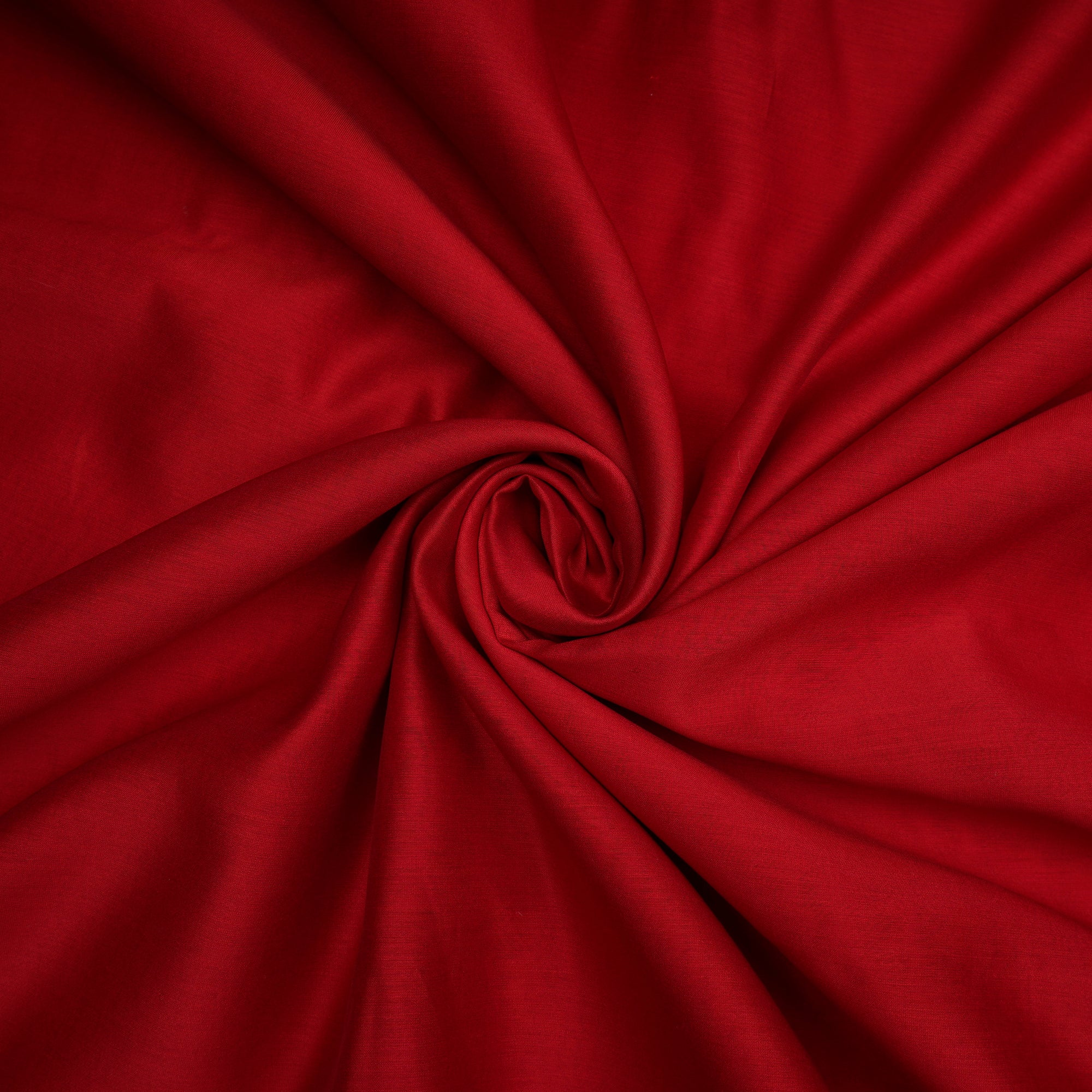 Red Piece Dyed Pure Fine Rapier Chanderi Fabric