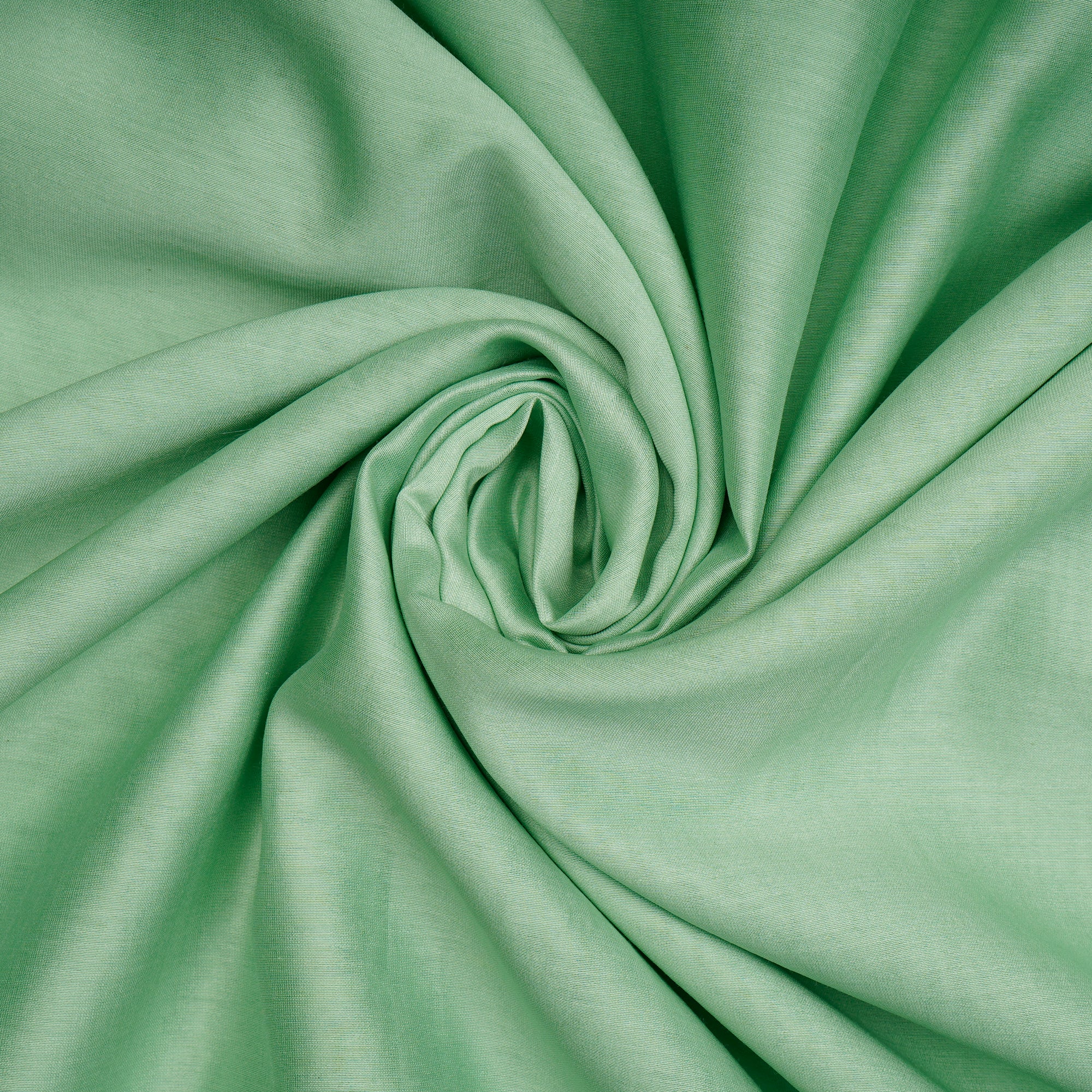 Pastel Green Piece Dyed Rapier Loom Pure Chanderi Fabric