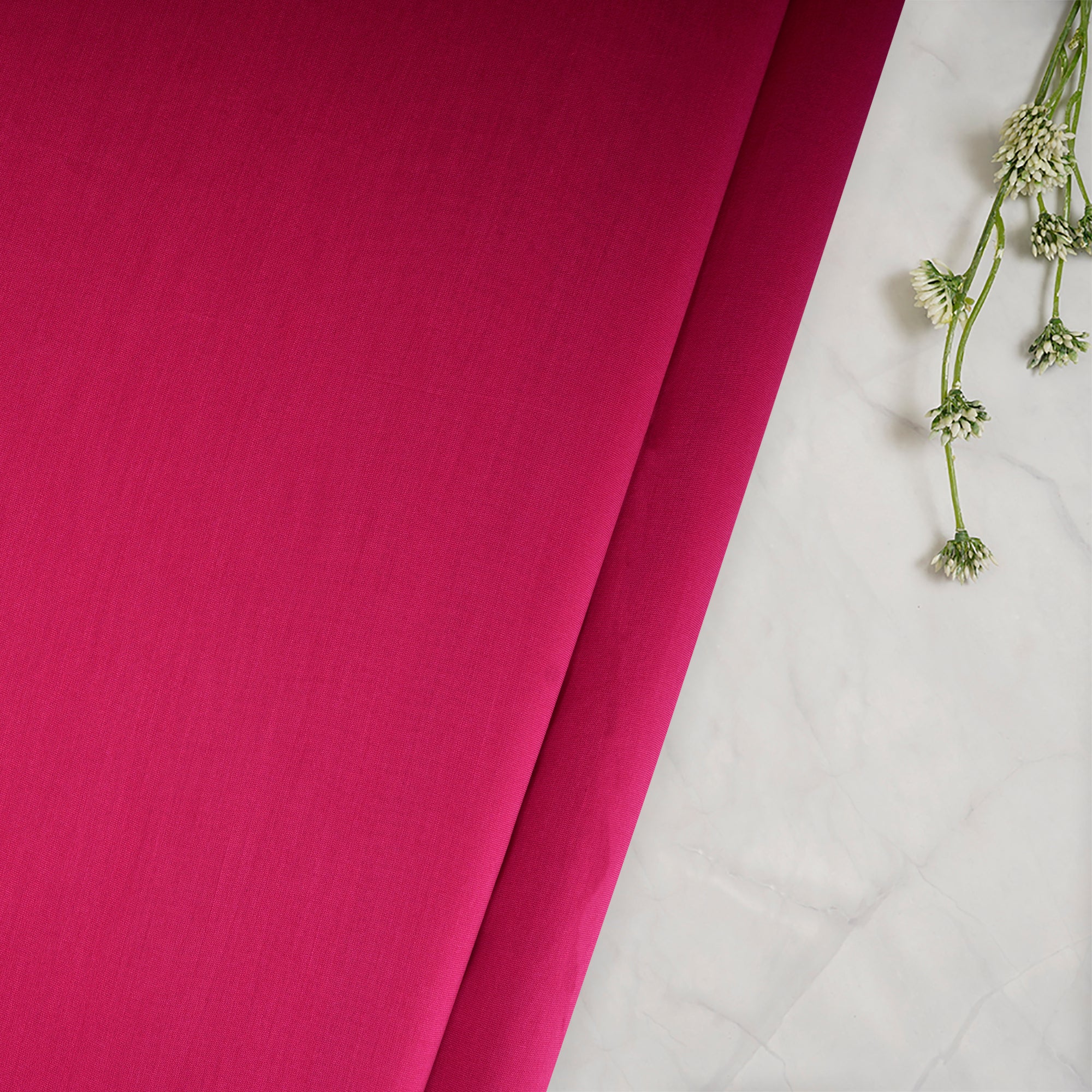 Pink Color Piece Dyed Rapier Chanderi Fabric