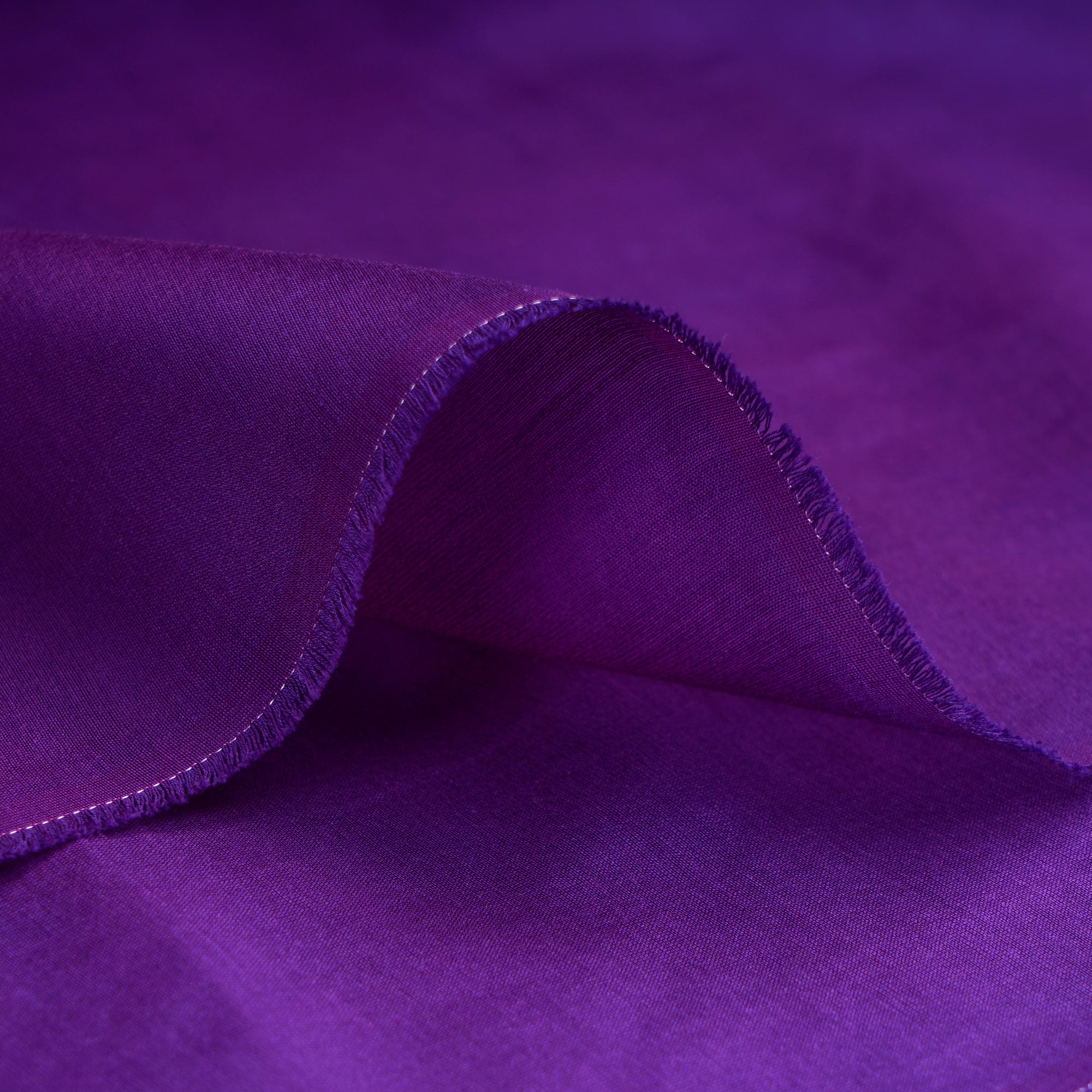 Purple Piece Dyed Pure Fine Rapier Chanderi Fabric