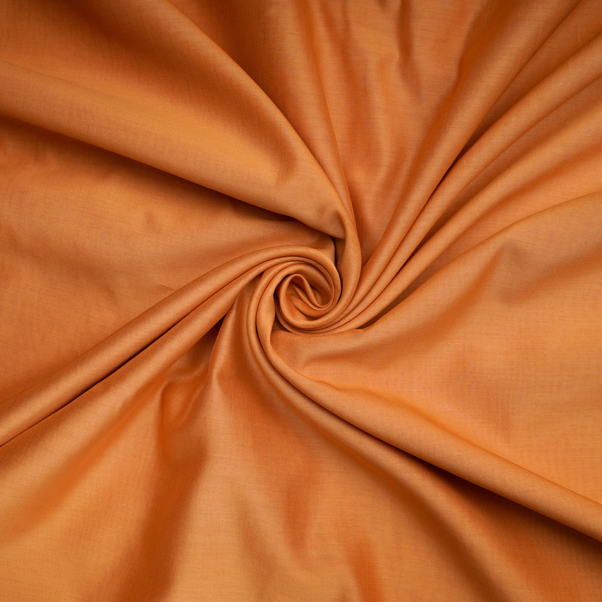 Apricot Tan Piece Dyed Pure Fine Rapier Chanderi Fabric