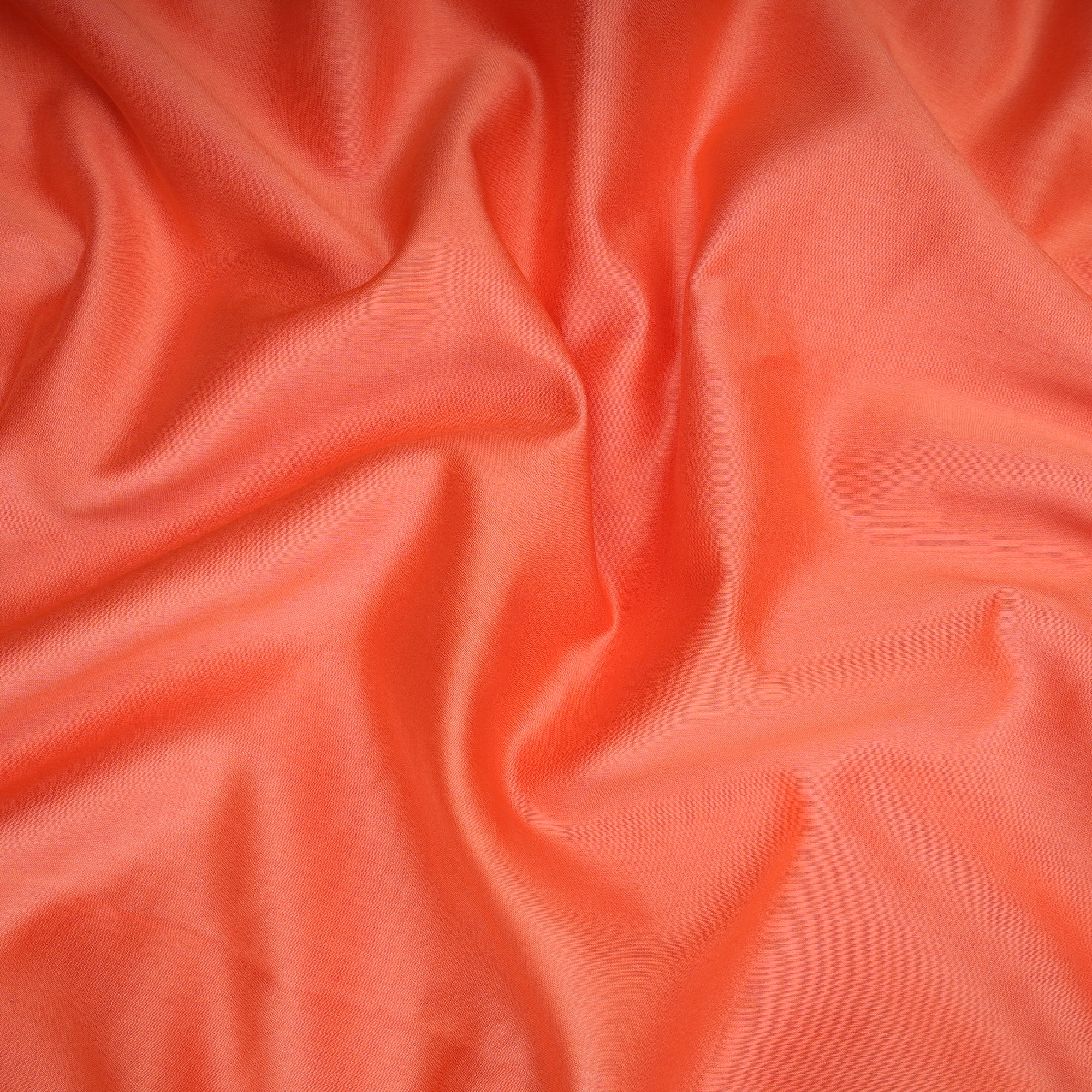 Peach Piece Dyed Rapier Loom Premium Chanderi Fabric