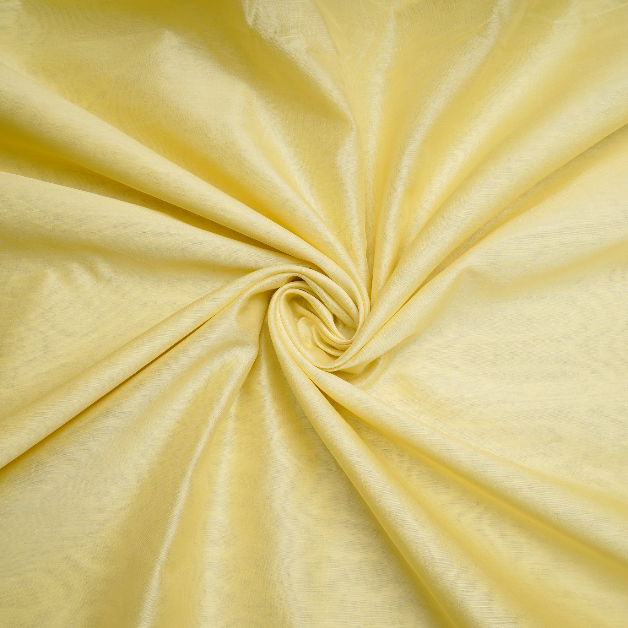 Light Yellow Color Piece Dyed Rapier Chanderi Fabric