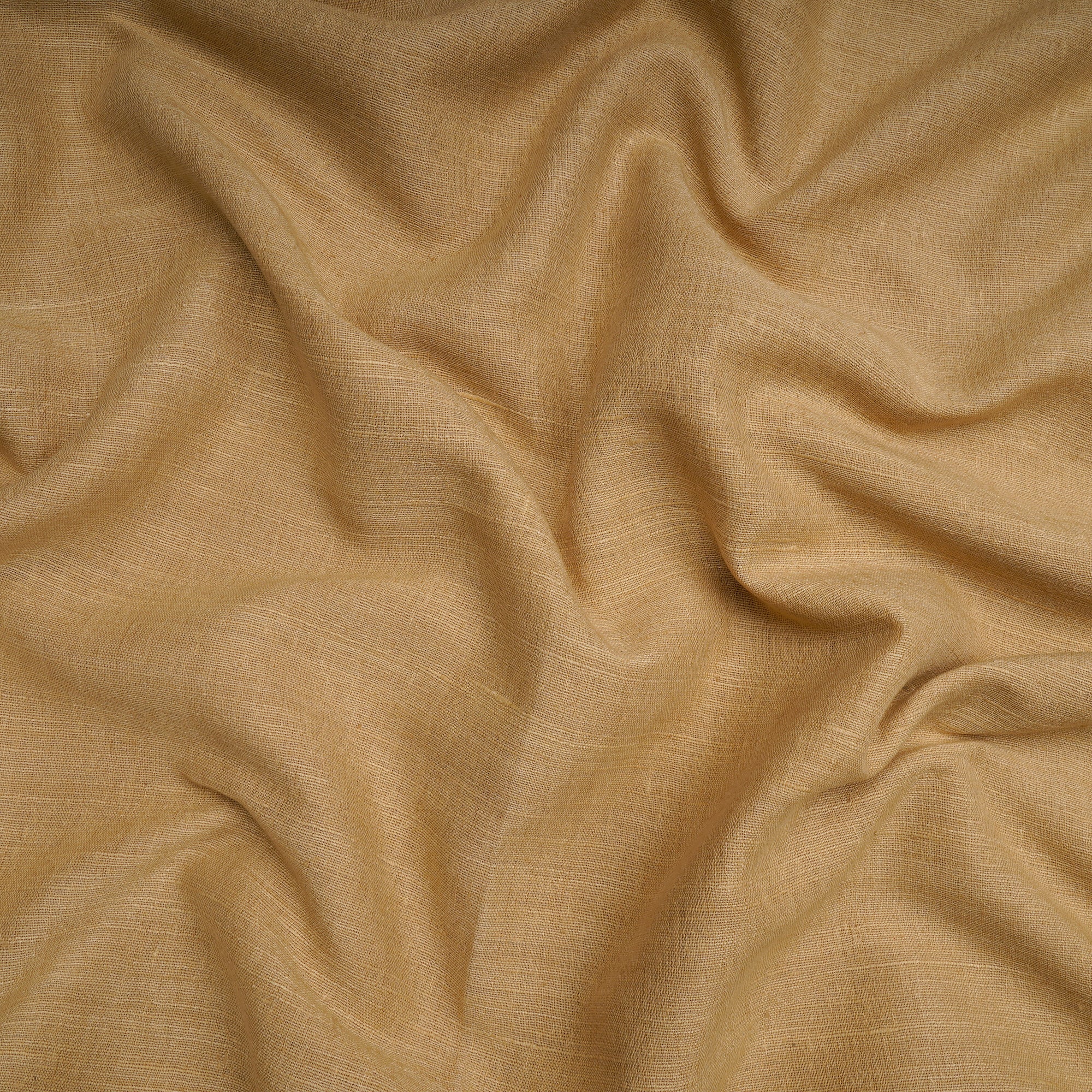 Beige Dyed Plain Matka Silk Fabric