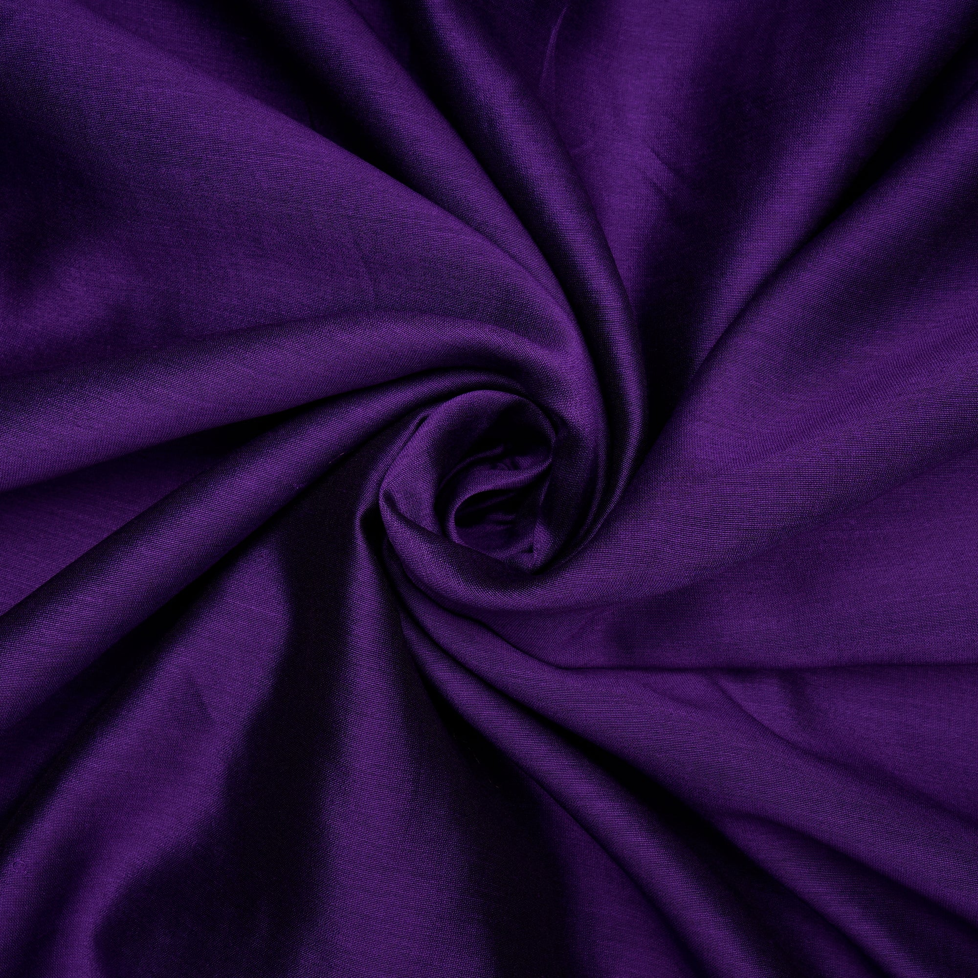Purple Piece Dyed Pure Chanderi Fabric