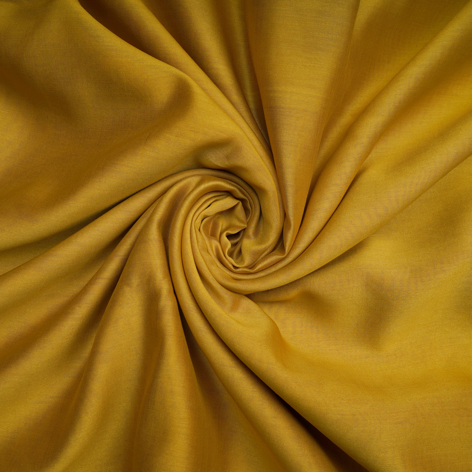 Lemon Curry Piece Dyed 70 GLM Pure Chanderi Fabric