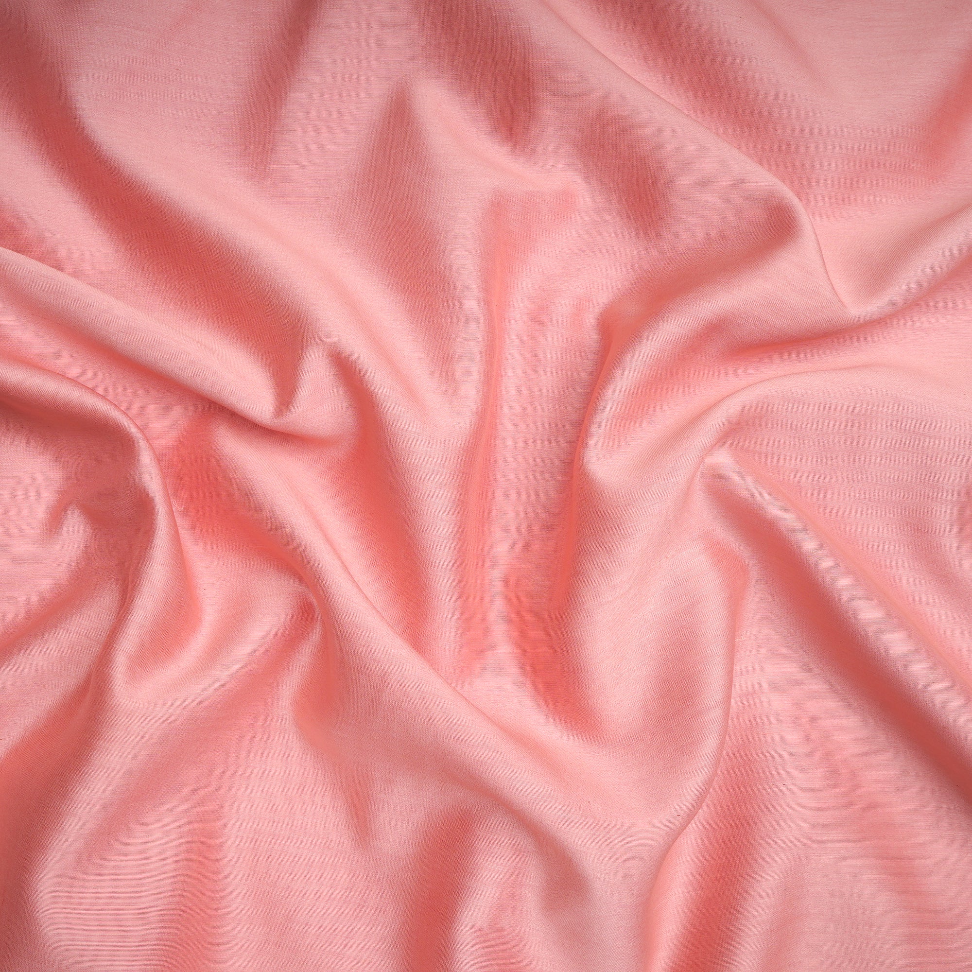 Baby Pink Piece Dyed 70 GLM Pure Chanderi Fabric