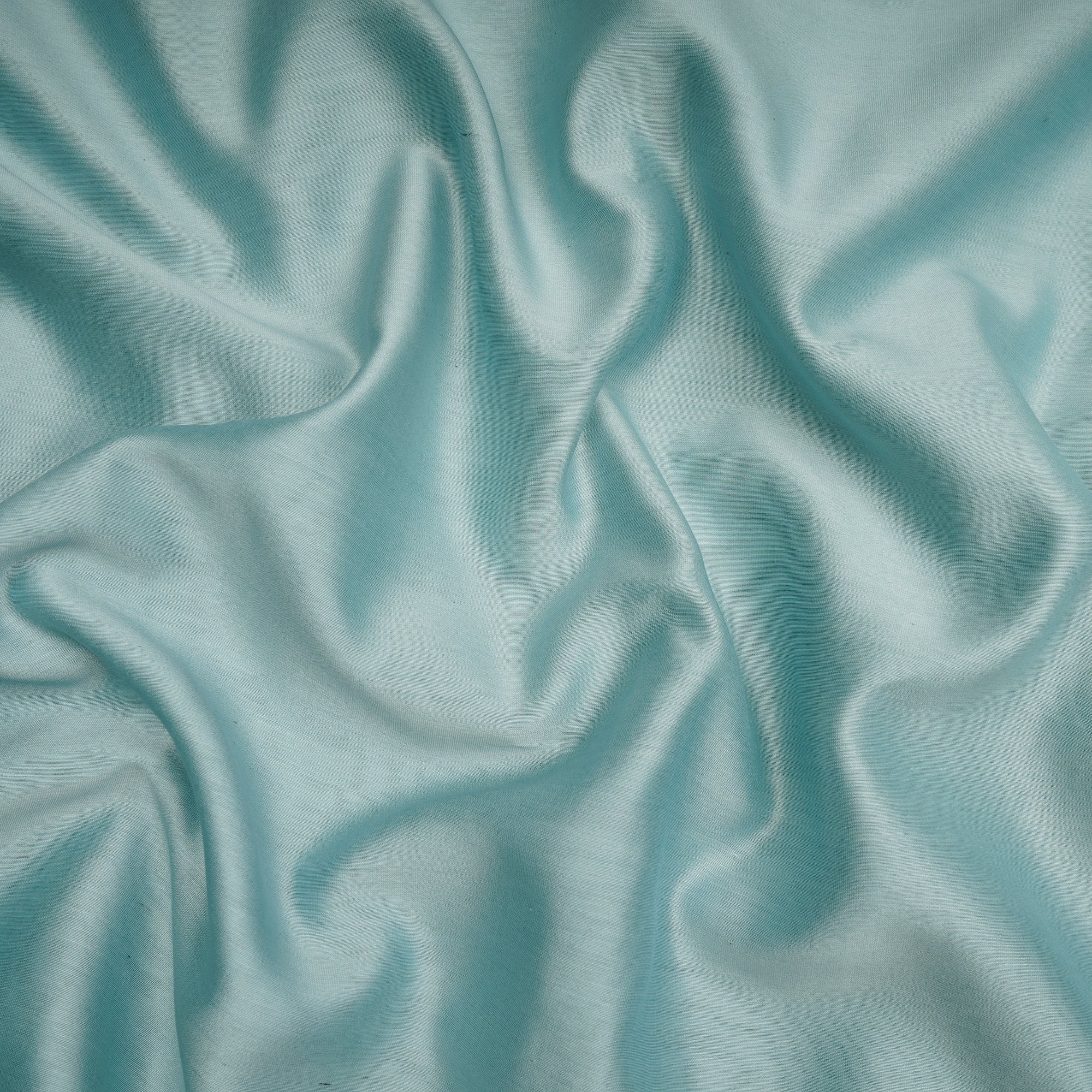 Ice Blue Piece Dyed 70 GLM Pure Chanderi Fabric