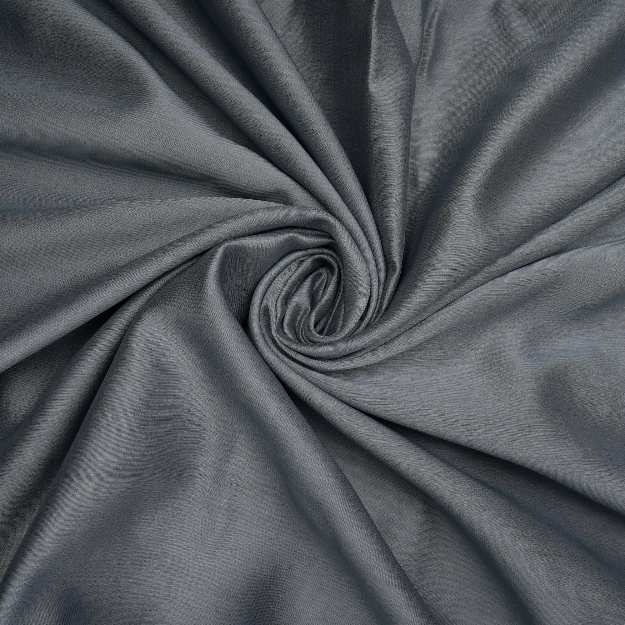 Light Grey Piece Dyed 70 GLM Pure Chanderi Fabric