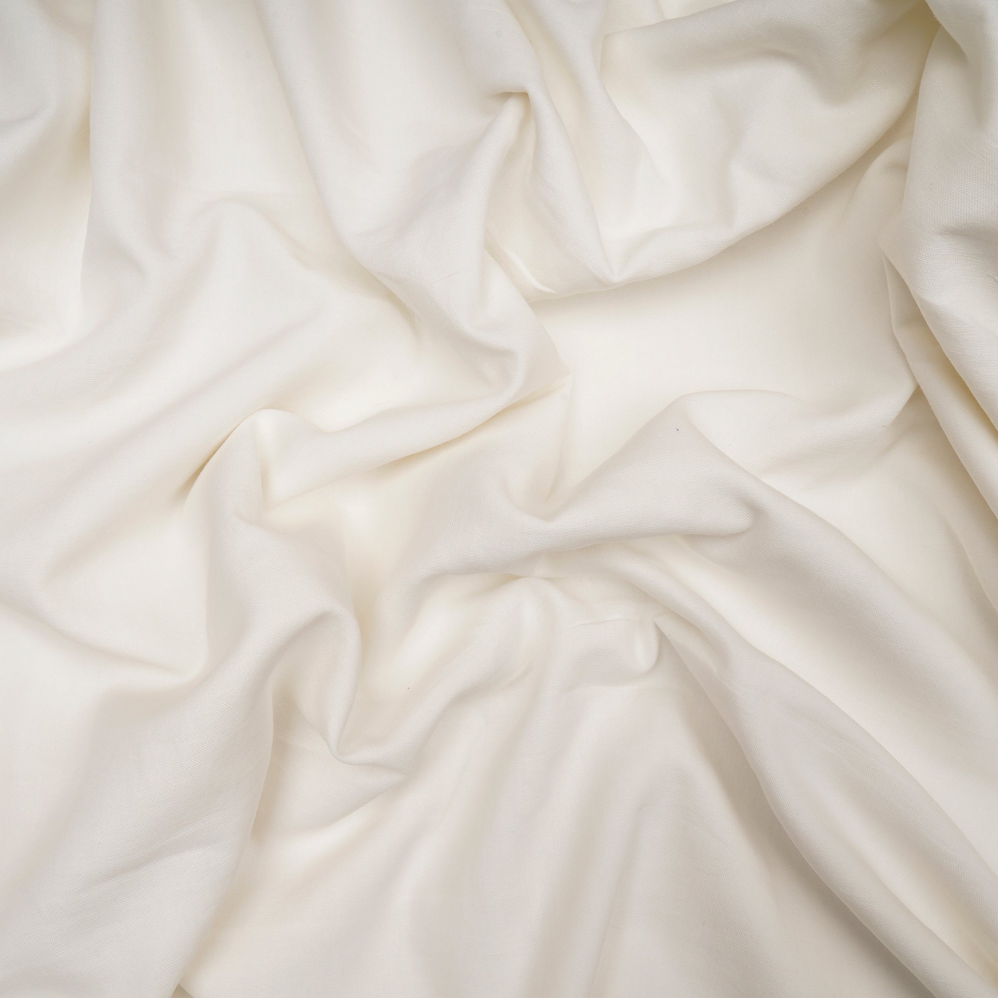 Cream Plain Handspun handwoven Fine Cotton Fabric
