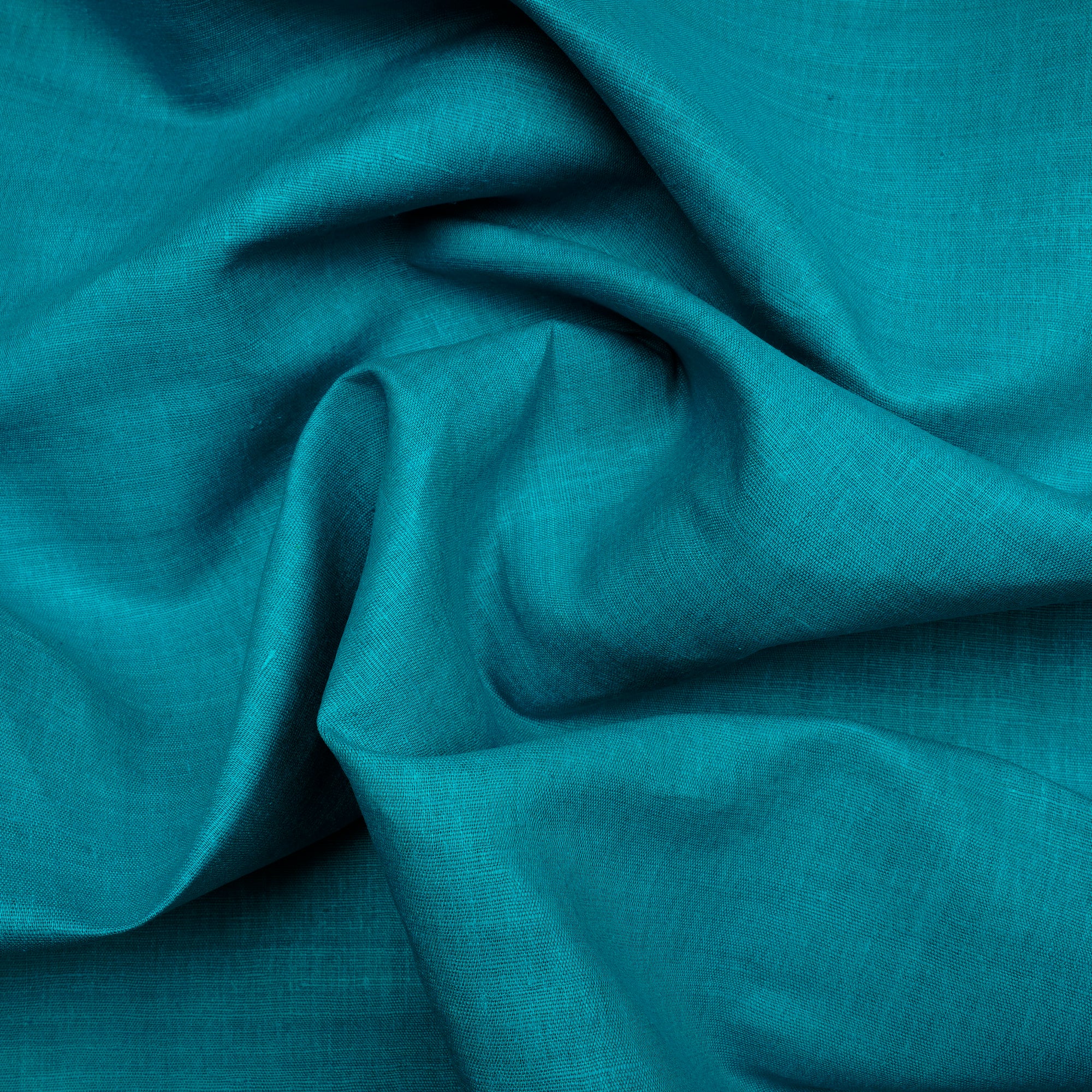 Rama Green Plain Handwoven Pure Matka Silk Fabric