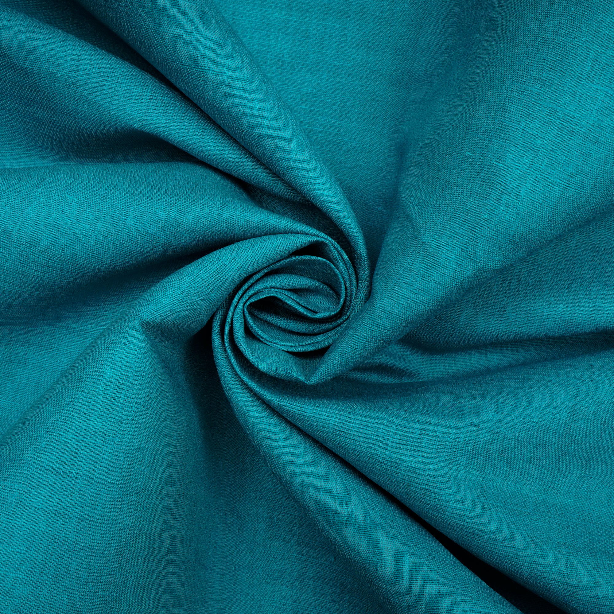 Rama Green Plain Handwoven Pure Matka Silk Fabric