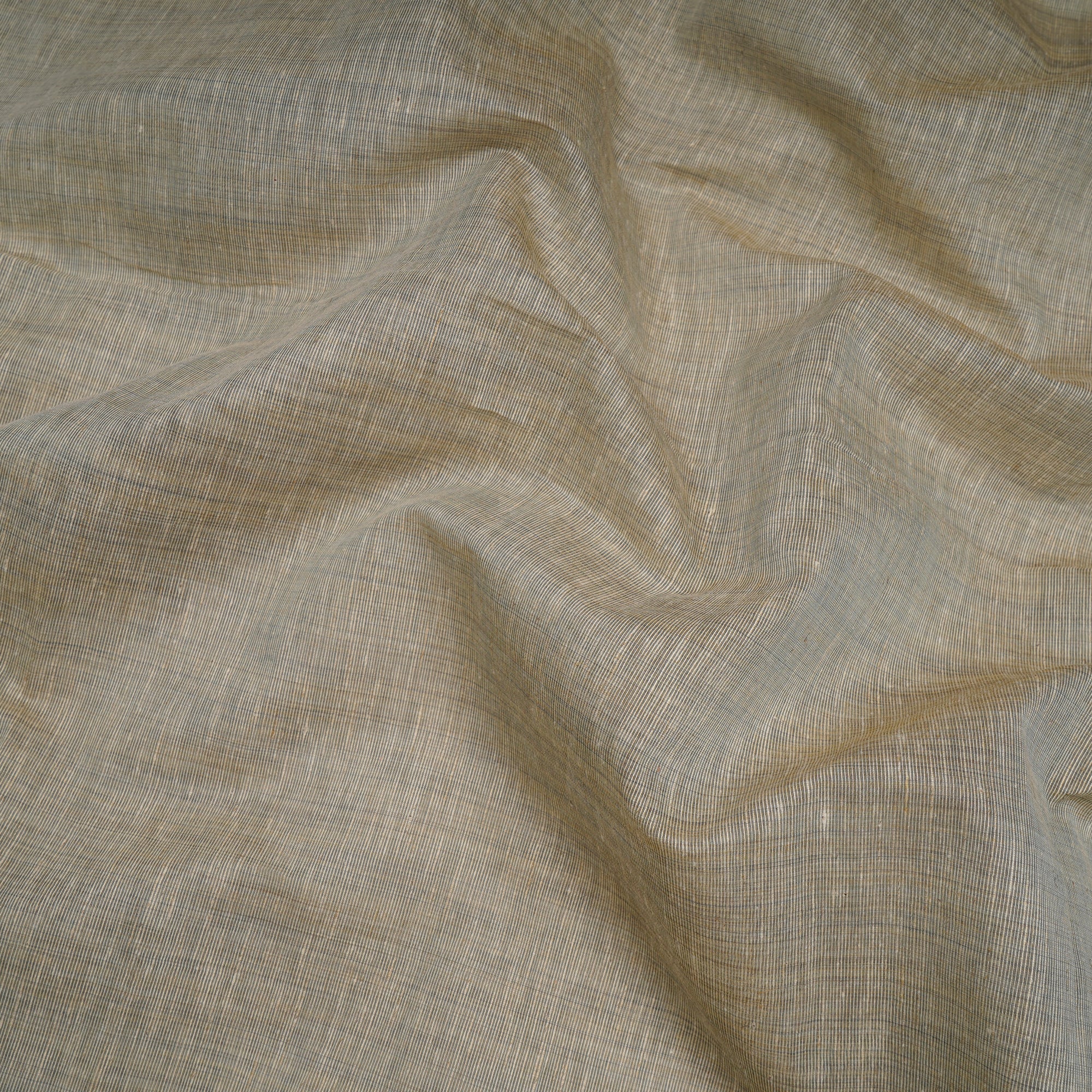 Beige Color Slub Polyester Fabric