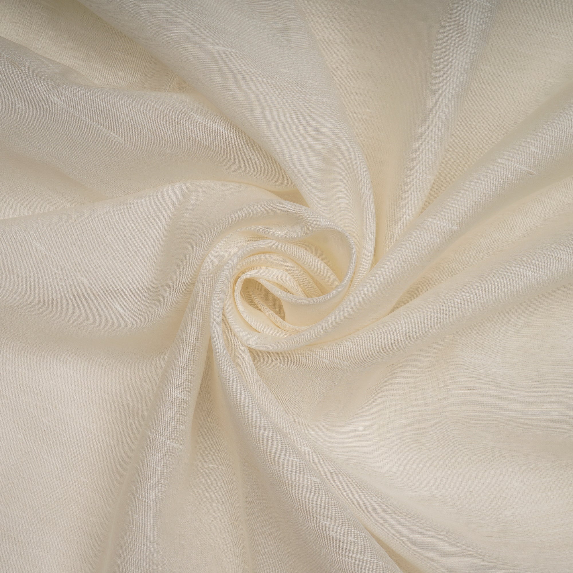 White Dyeable Plain Handwoven Eri Silk Fabric