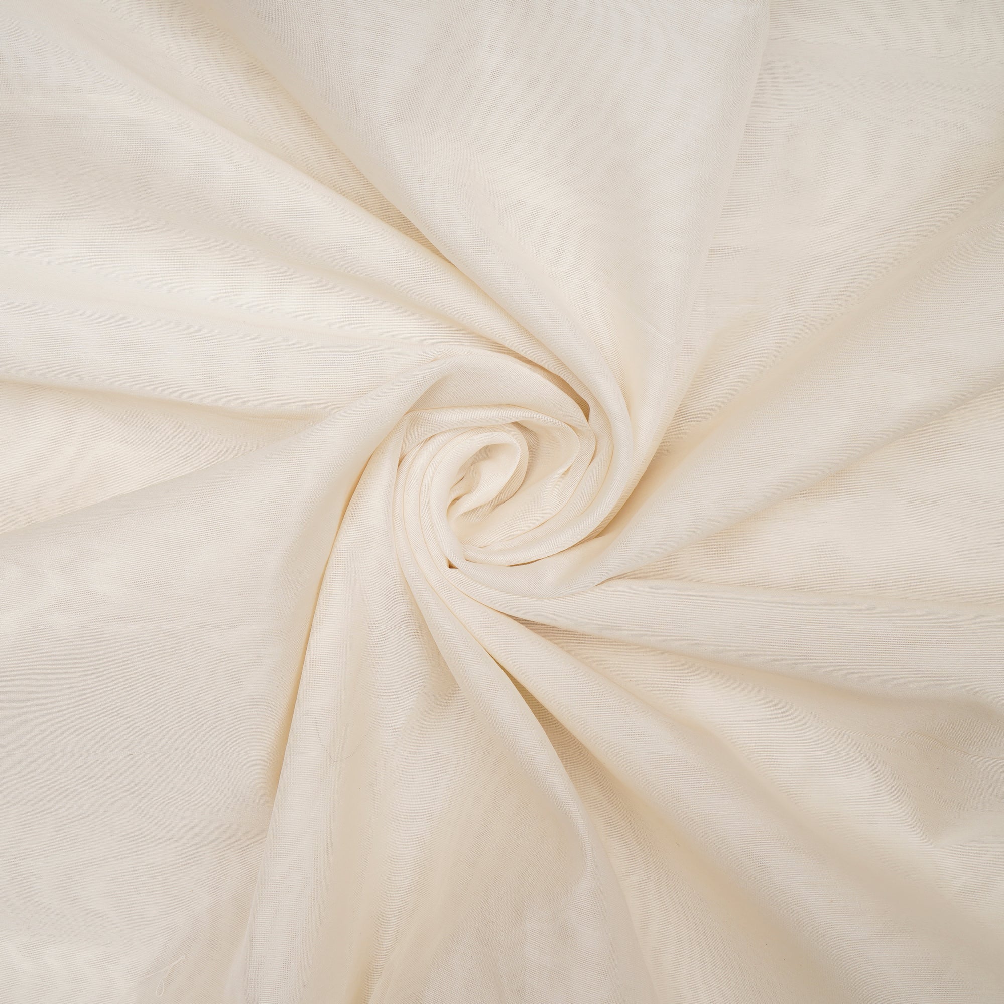 White Plain Fine Chanderi Fabric