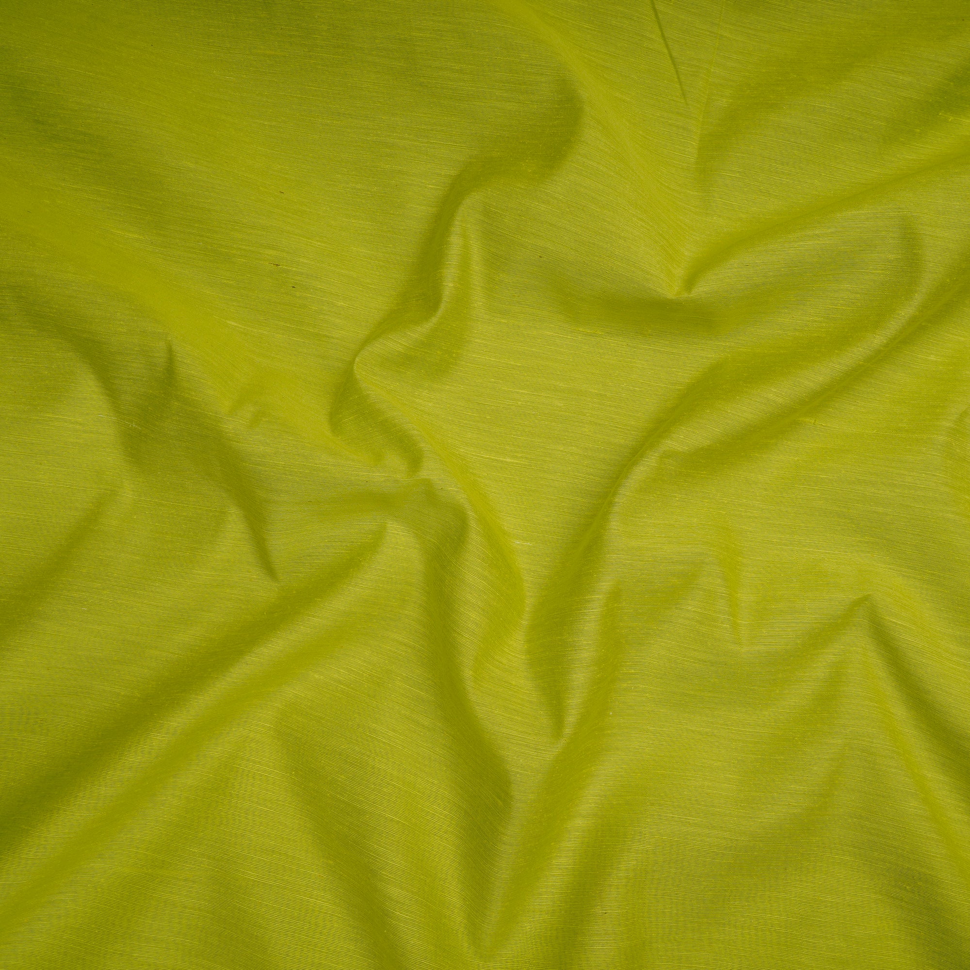 Acid Lime  Noile Tissue Silk Fabric