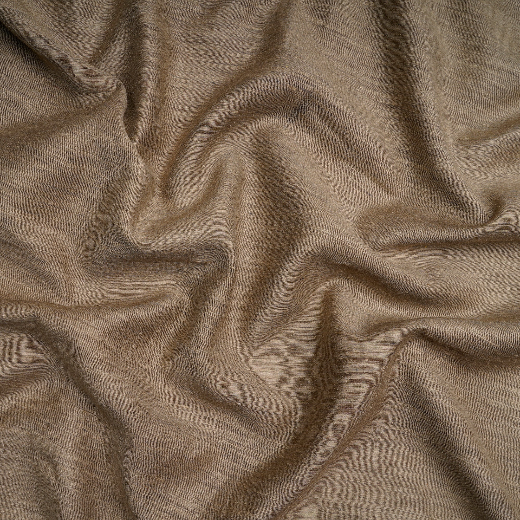 Light Brown Plain Dyed Silk Fabric