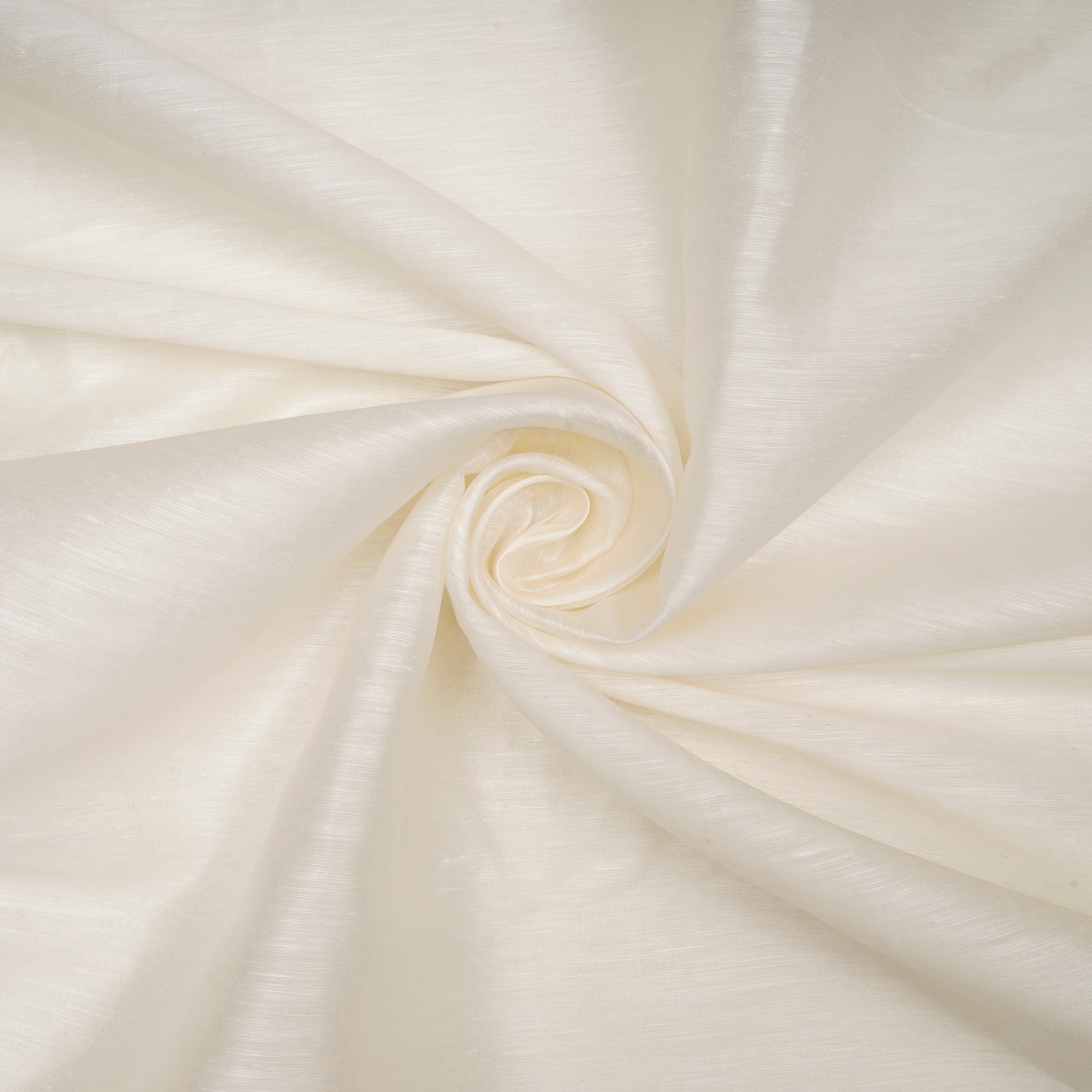 White Dyeable Plain Silk Linen Fabric