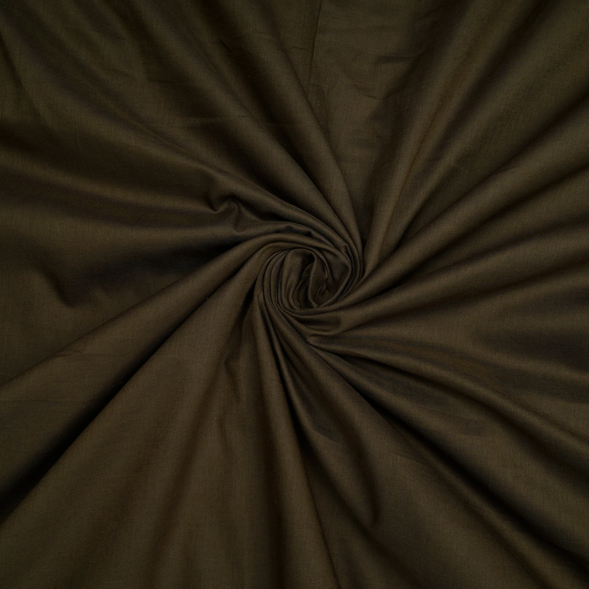 Military Olive Dyed Plain Cotton Voile Fabric