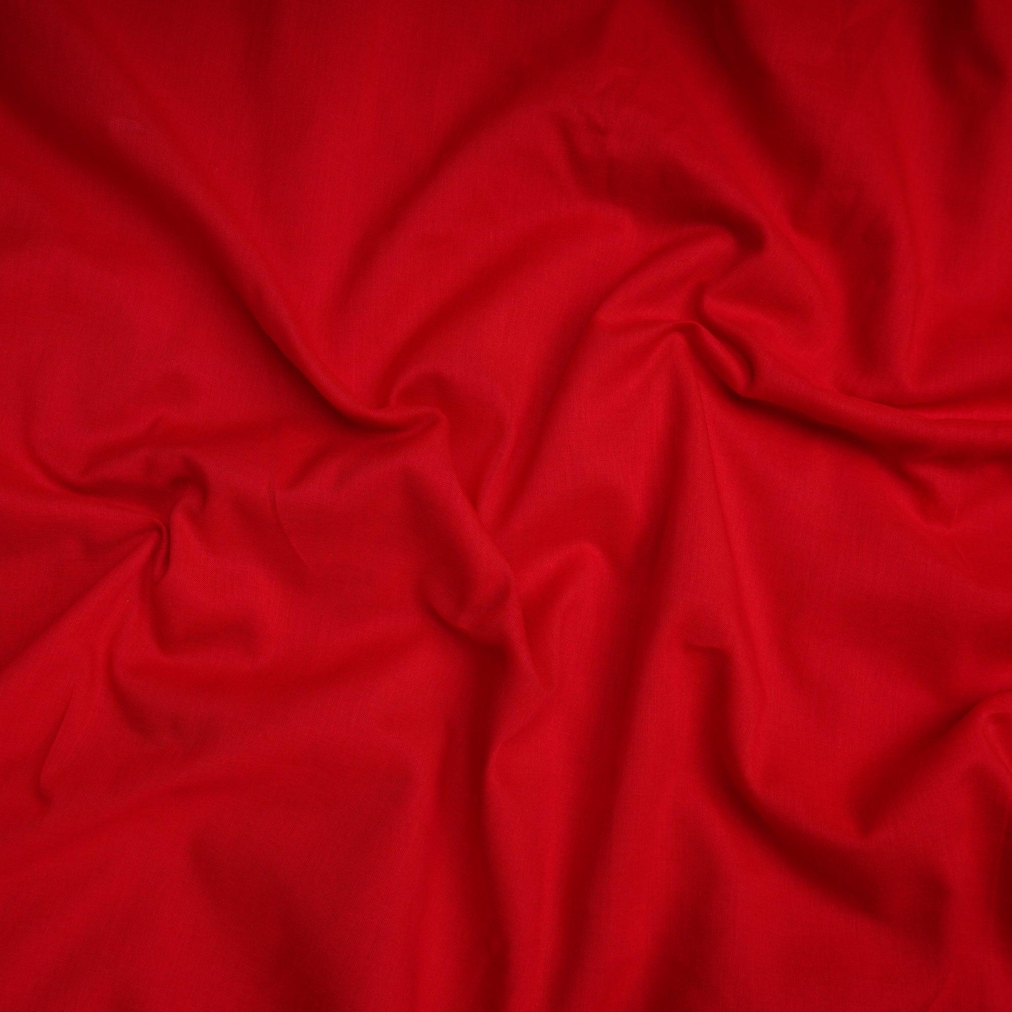 Red Dyed Voile Cotton Fabric