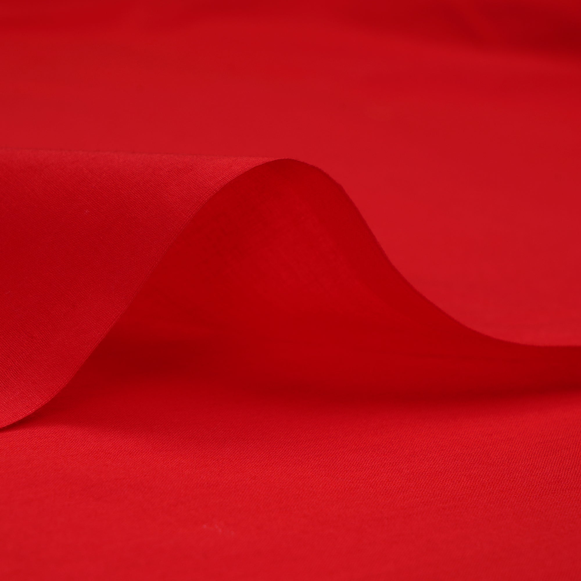 Red Dyed Voile Cotton Fabric