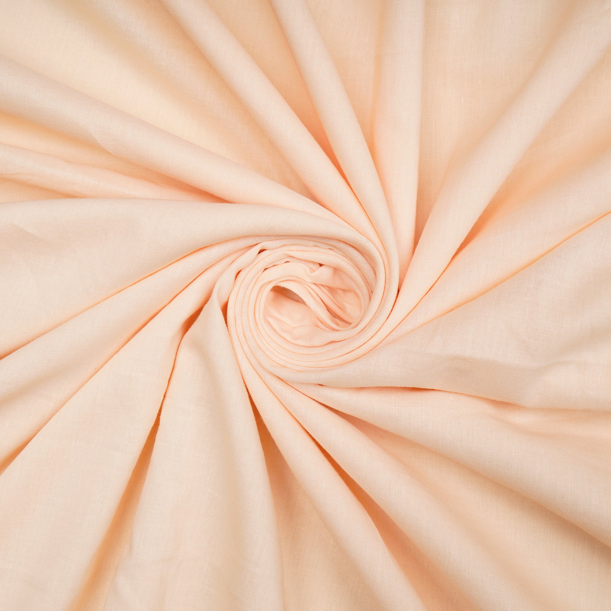 Cream Piece Dyed Cotton Cambric Fabric