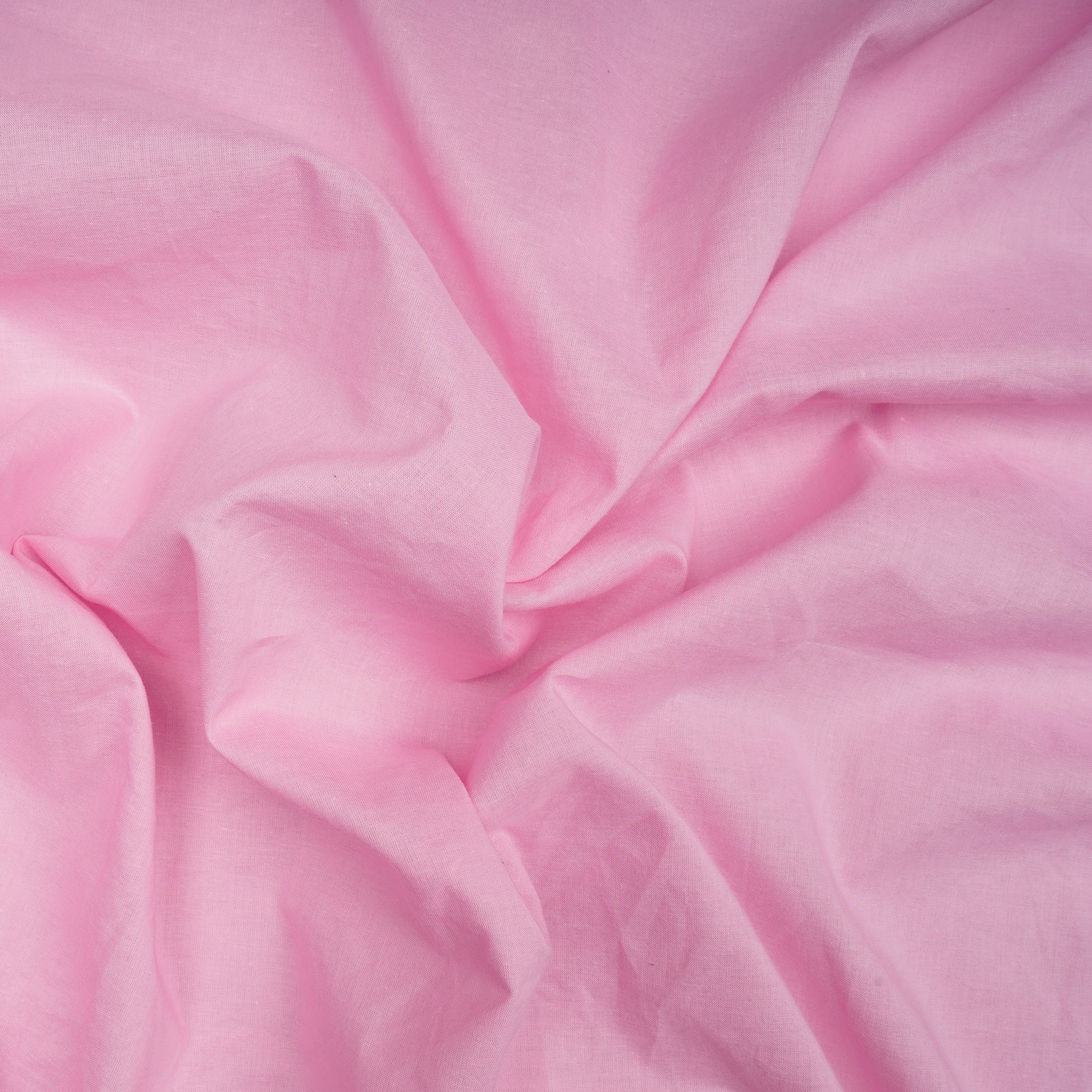 Baby Pink Piece Dyed Cotton Cambric Fabric