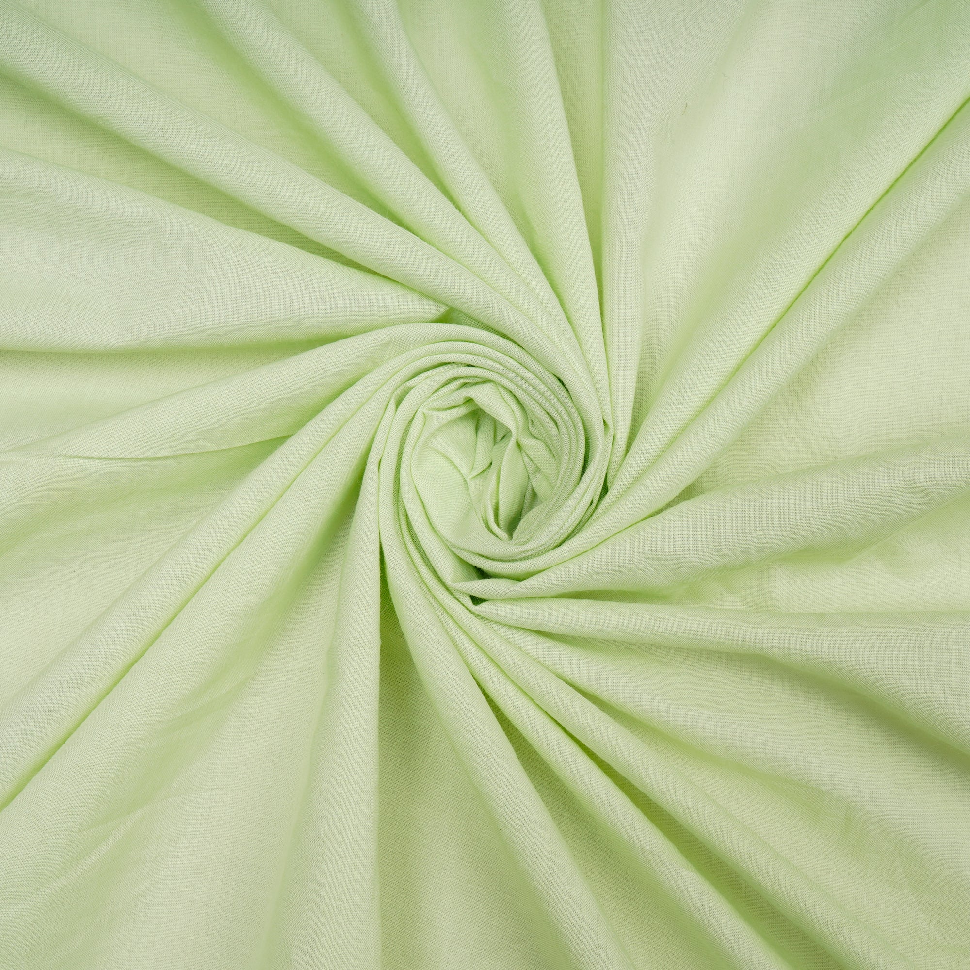 Mint Green Piece Dyed Cotton Cambric Fabric