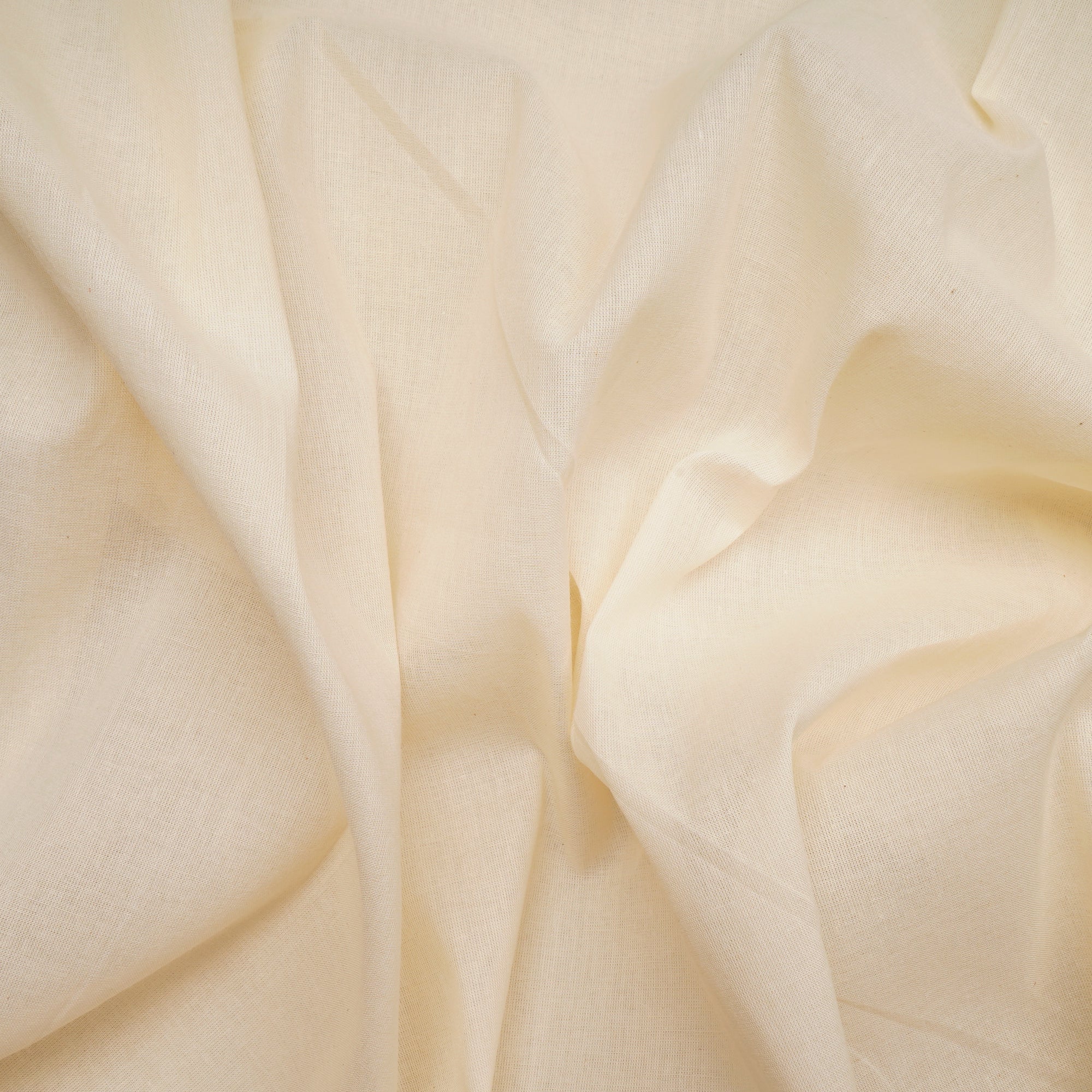 Off White Dyeable Cotton Cambric Fabric