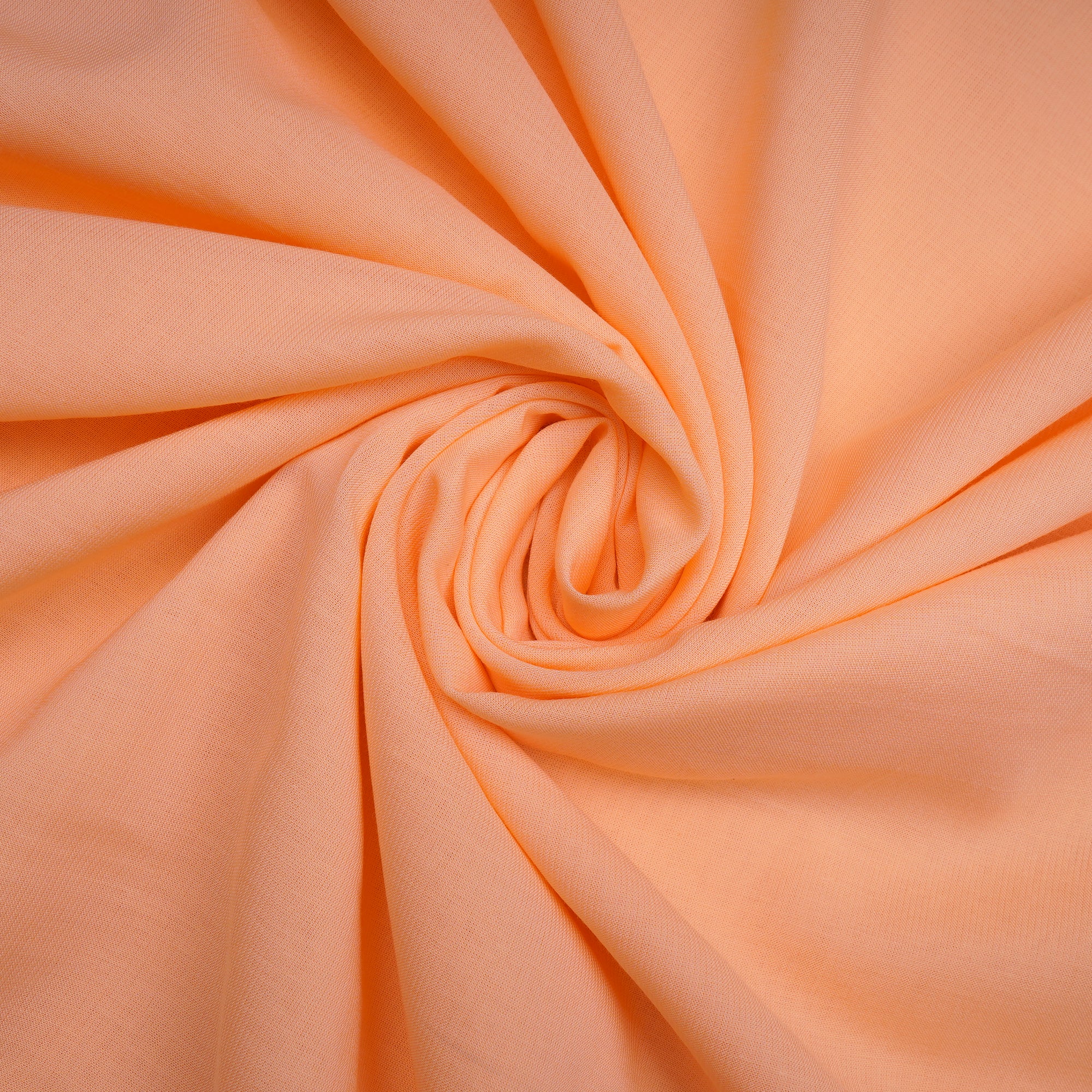 Peach Nectar Viscose Terry Voile Fabric