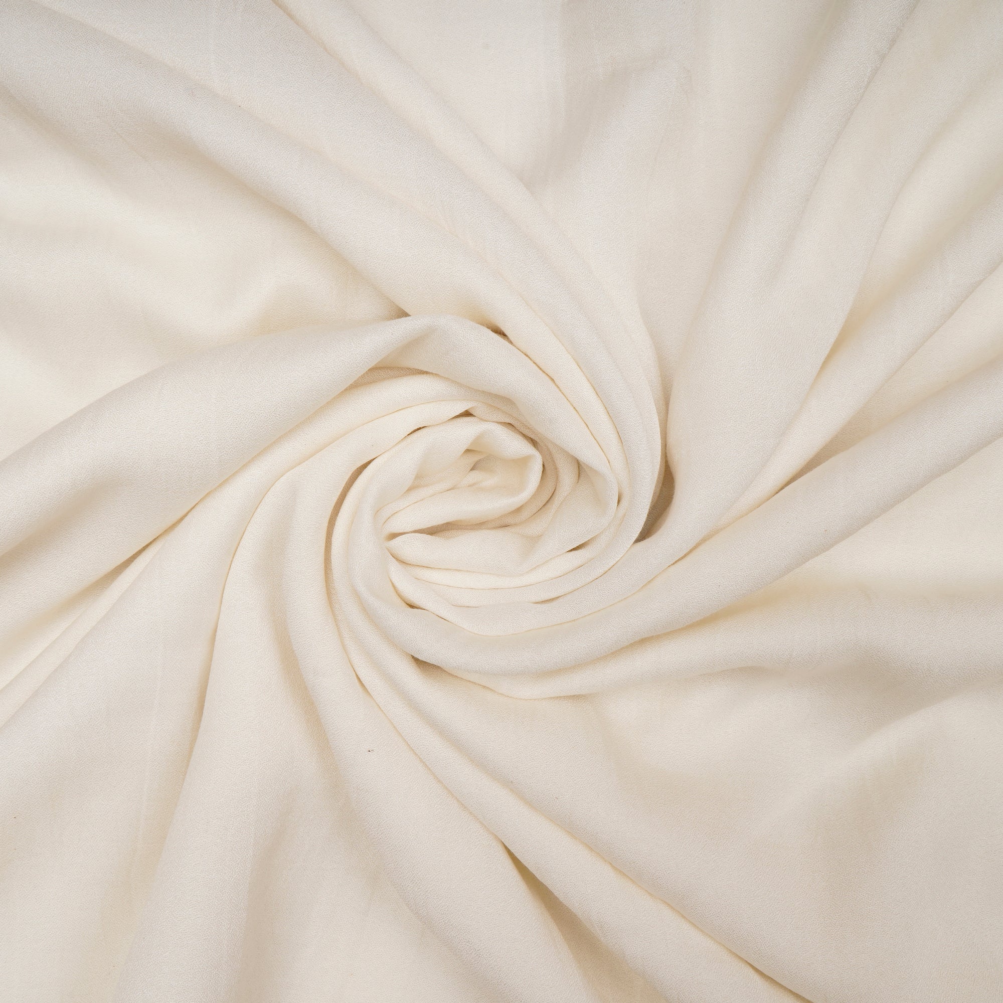 White Plain SMoss Viscose Fabric