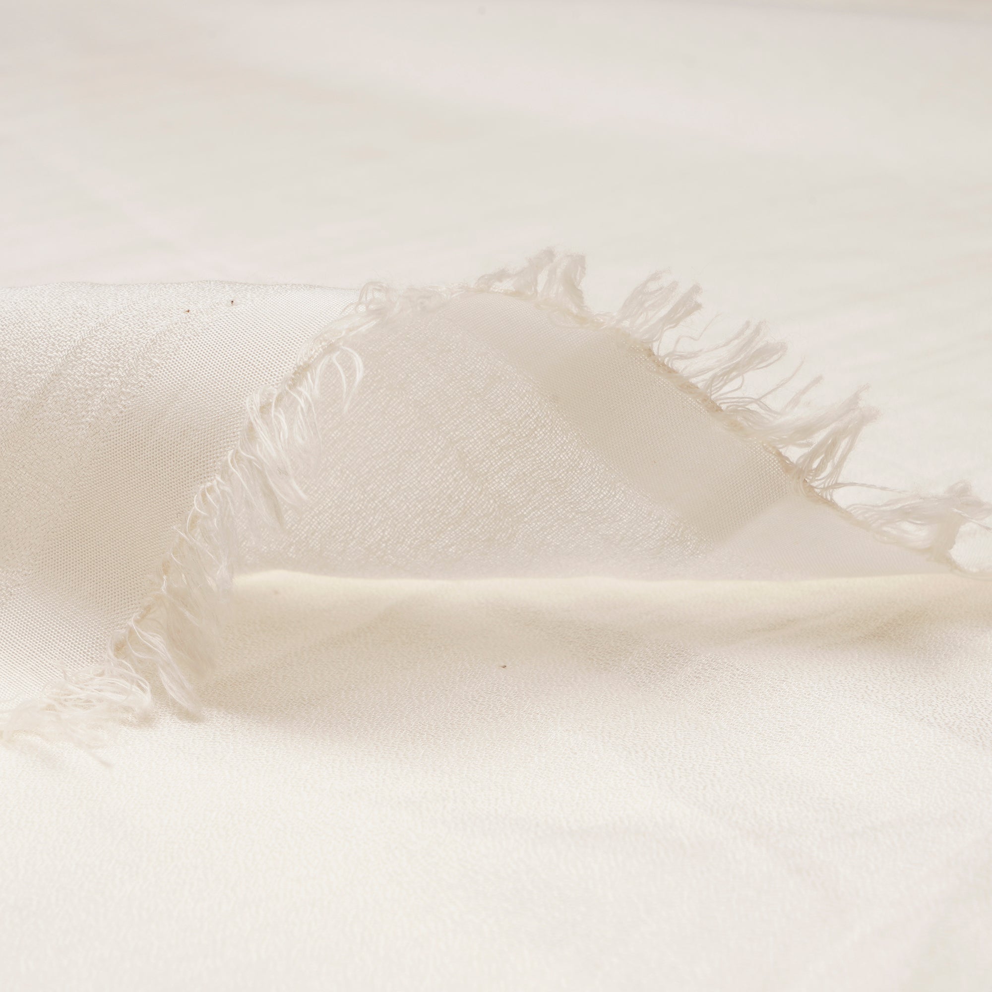 White Plain SMoss Viscose Fabric