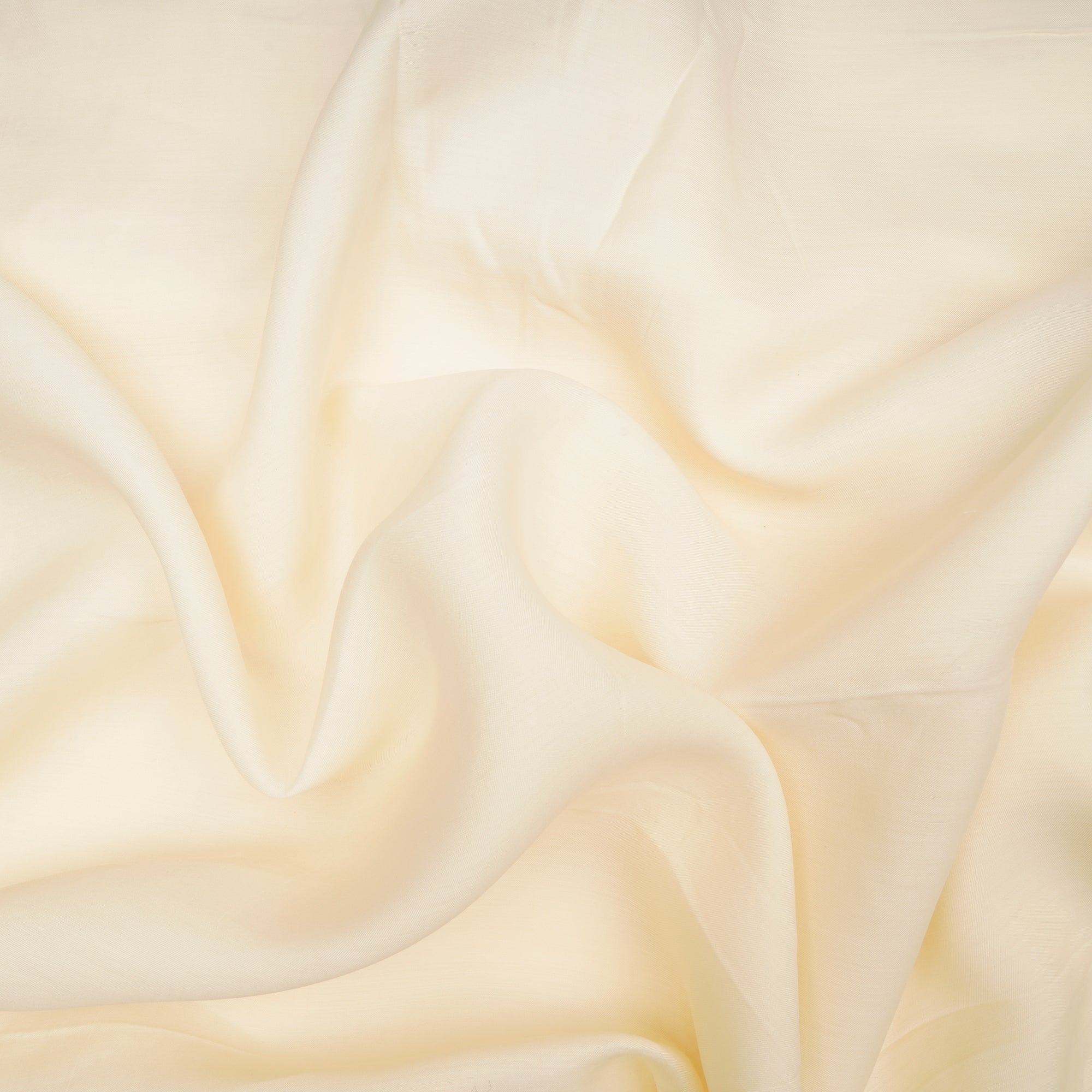Off-White Plain Bemberg Modal Satin Fabric