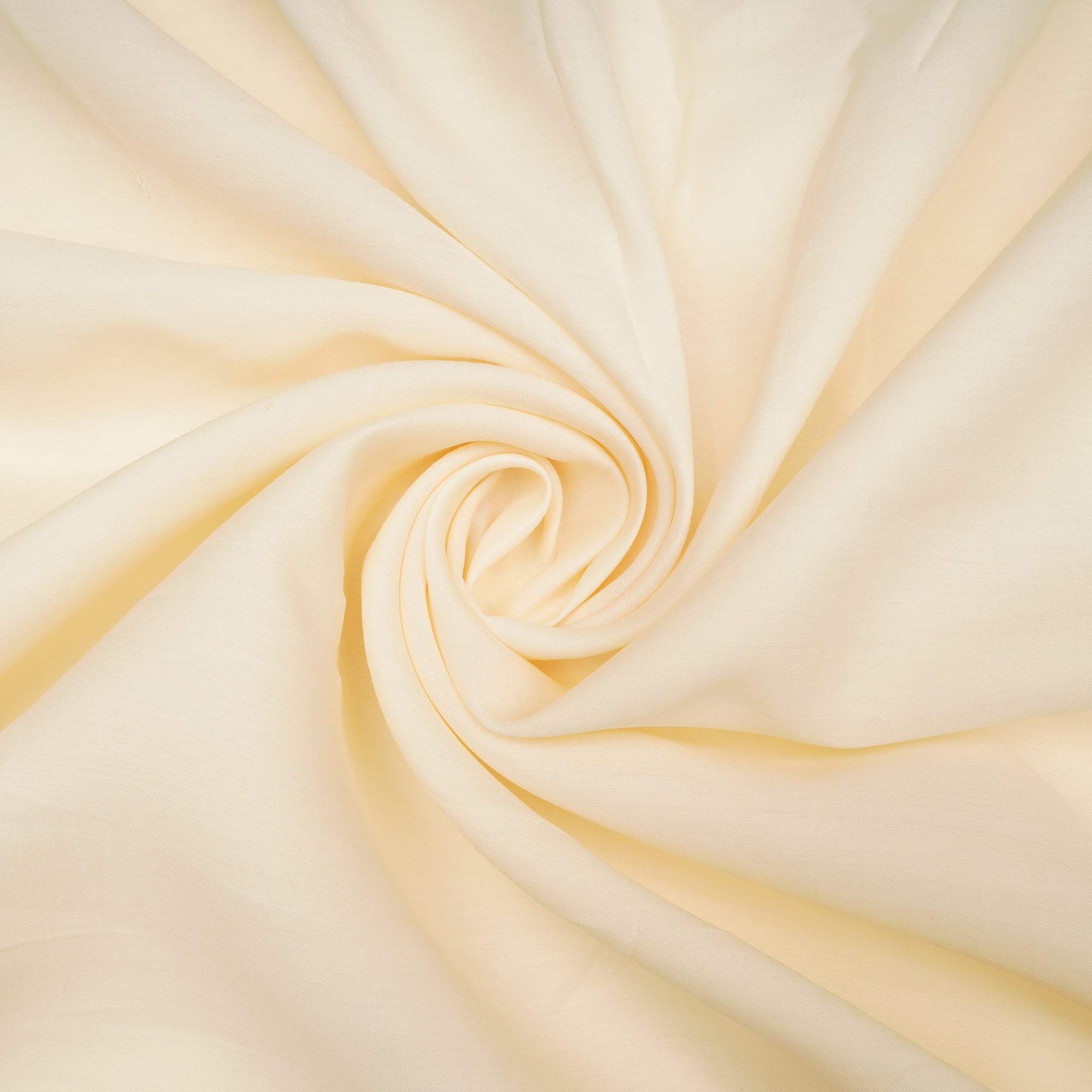 Off-White Plain Bemberg Modal Satin Fabric