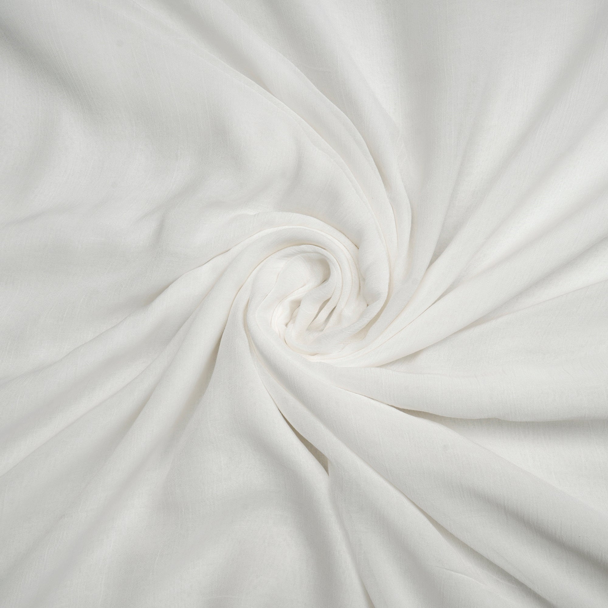 White Dyeable Wrinkle Bemberg Chiffon Fabric