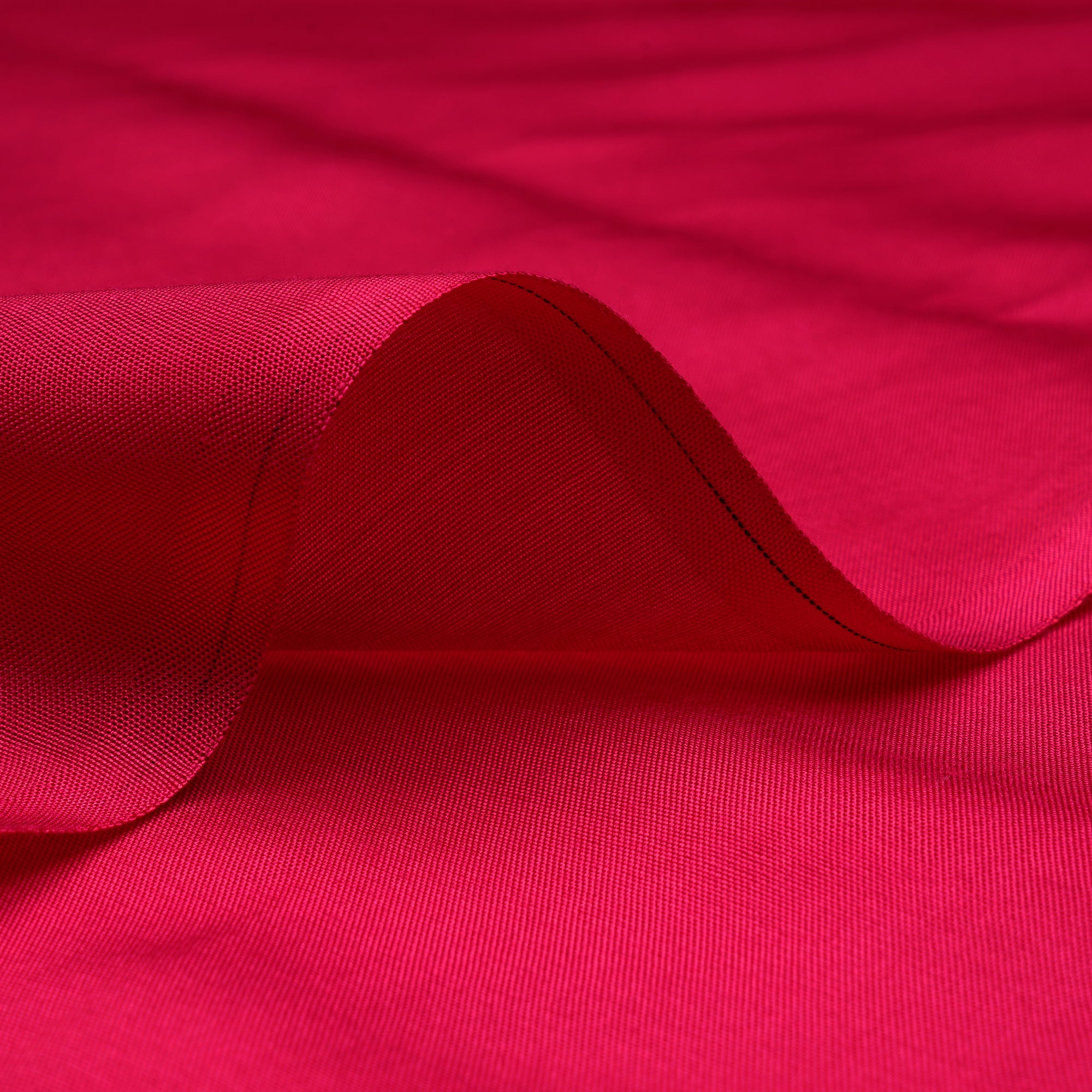Rani Pink Peice Dyed Plain Viscose Tafetta Fabric